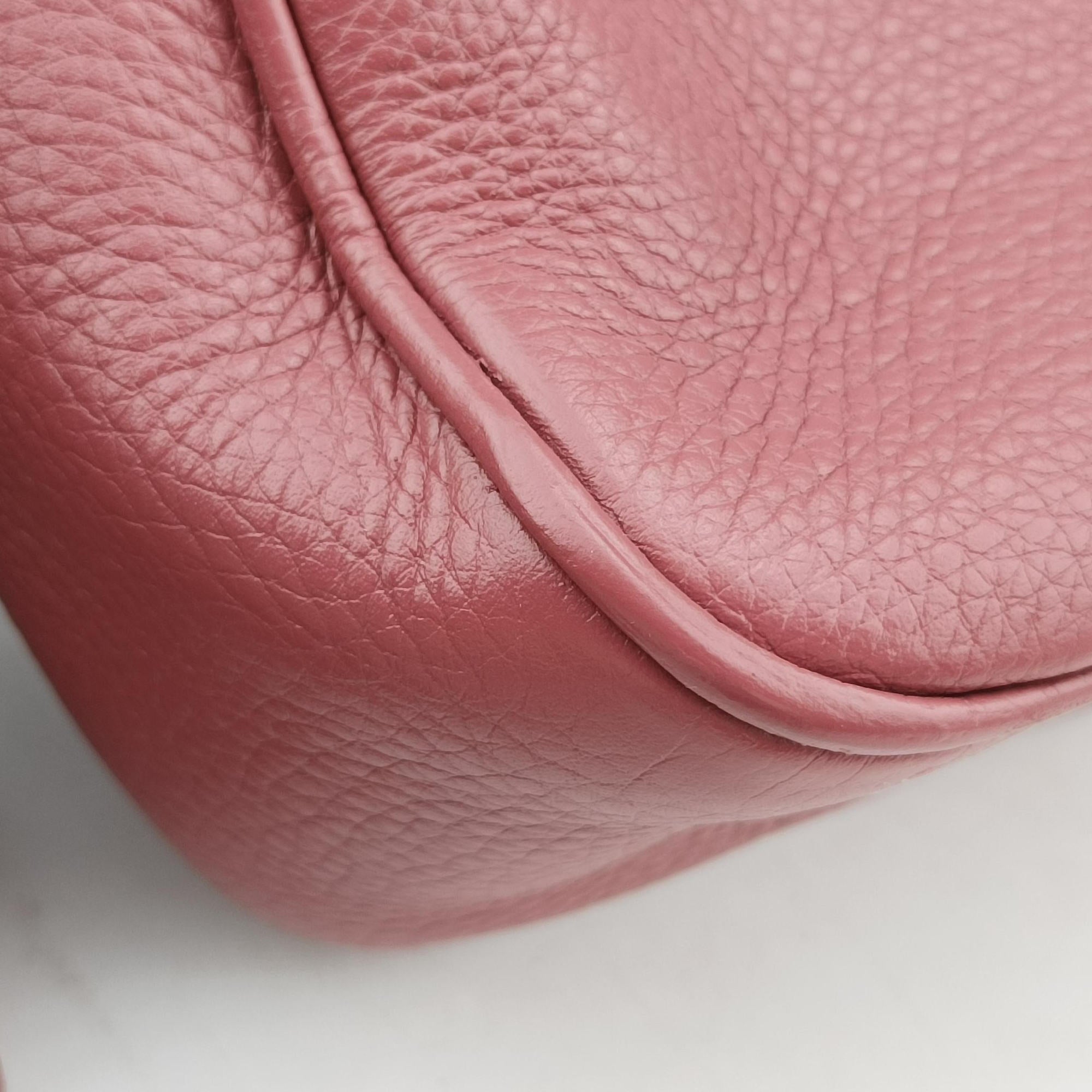 Pre-owned Gucci Soho pink Leather 308364 shoulderbag | stylenewstar