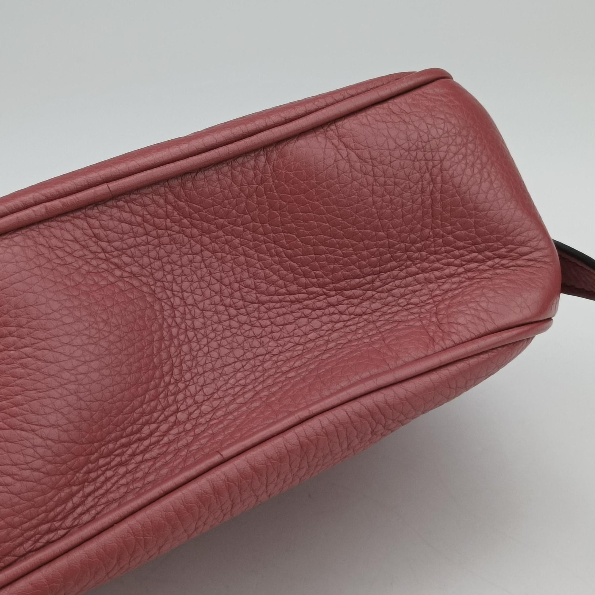 Pre-owned Gucci Soho pink Leather 308364 shoulderbag | stylenewstar