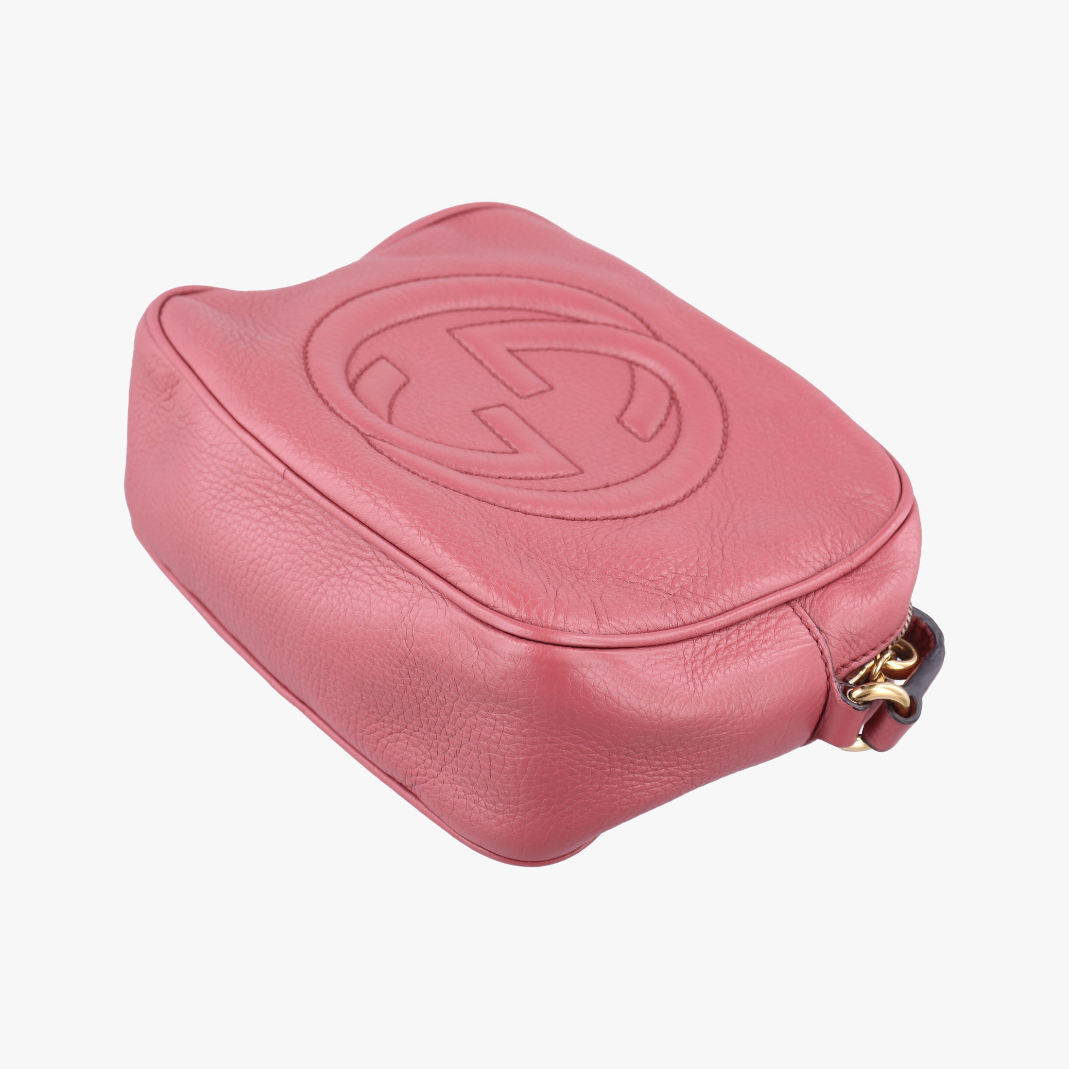 Pre-owned Gucci Soho pink Leather 308364 shoulderbag | stylenewstar