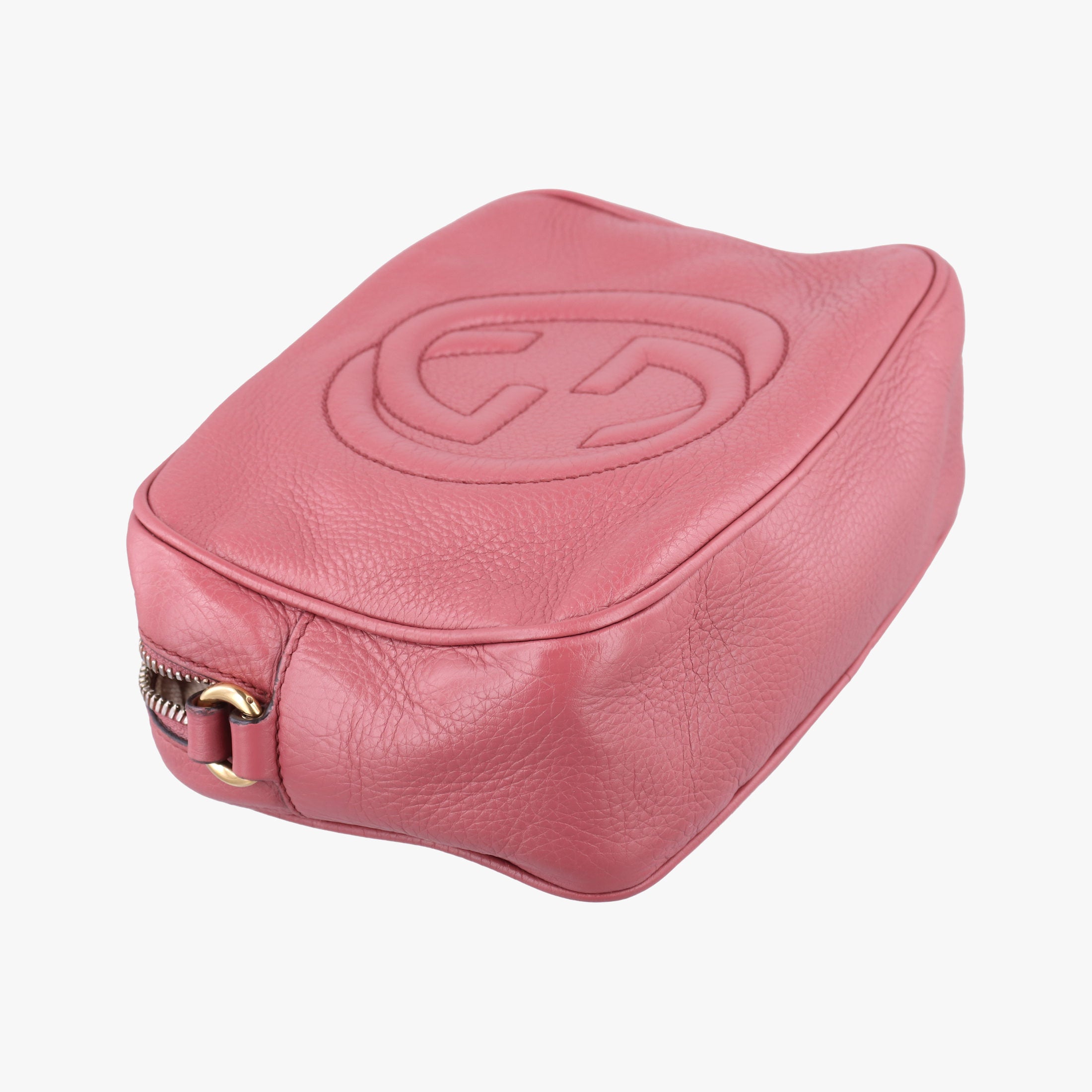 Pre-owned Gucci Soho pink Leather 308364 shoulderbag | stylenewstar
