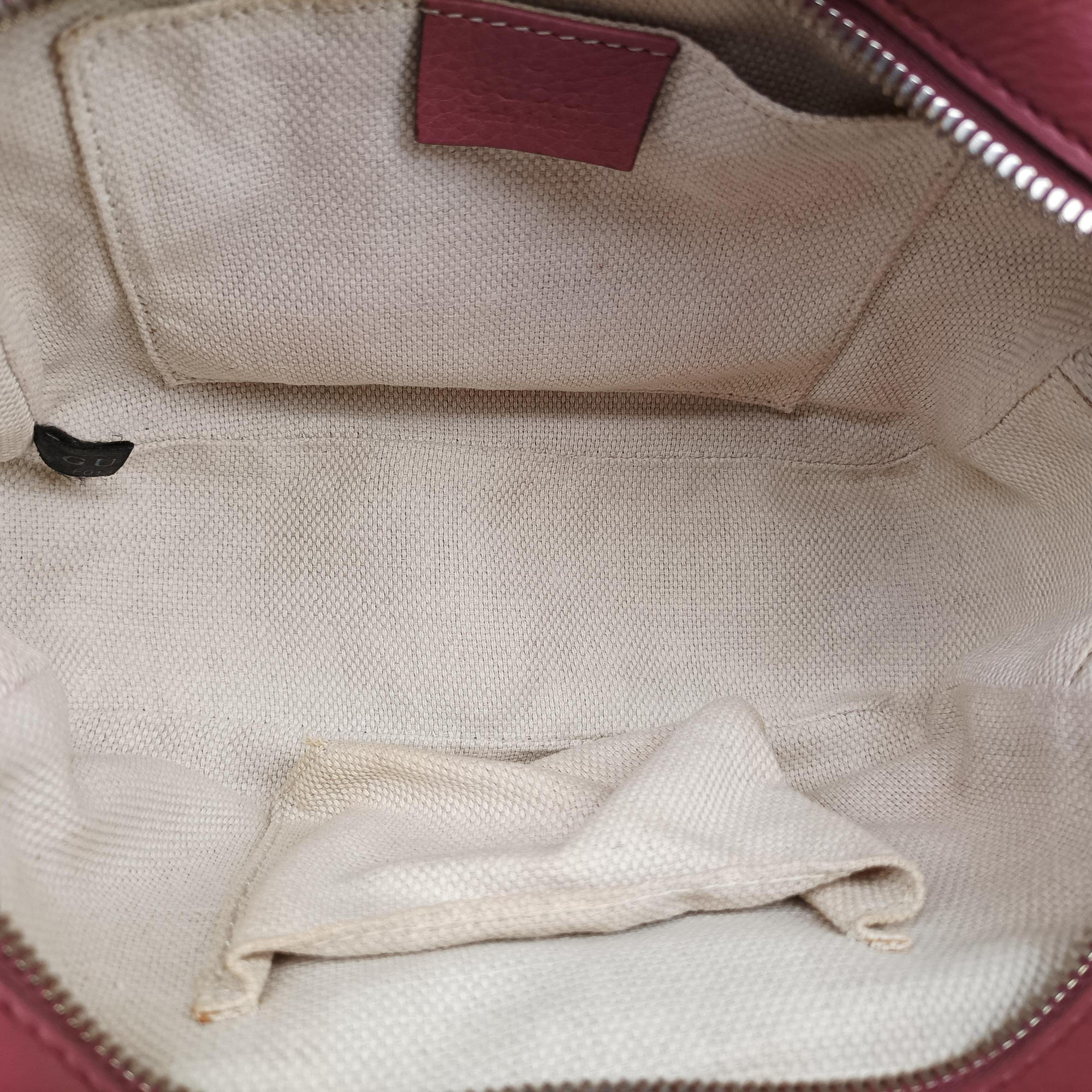 Pre-owned Gucci Soho pink Leather 308364 shoulderbag | stylenewstar