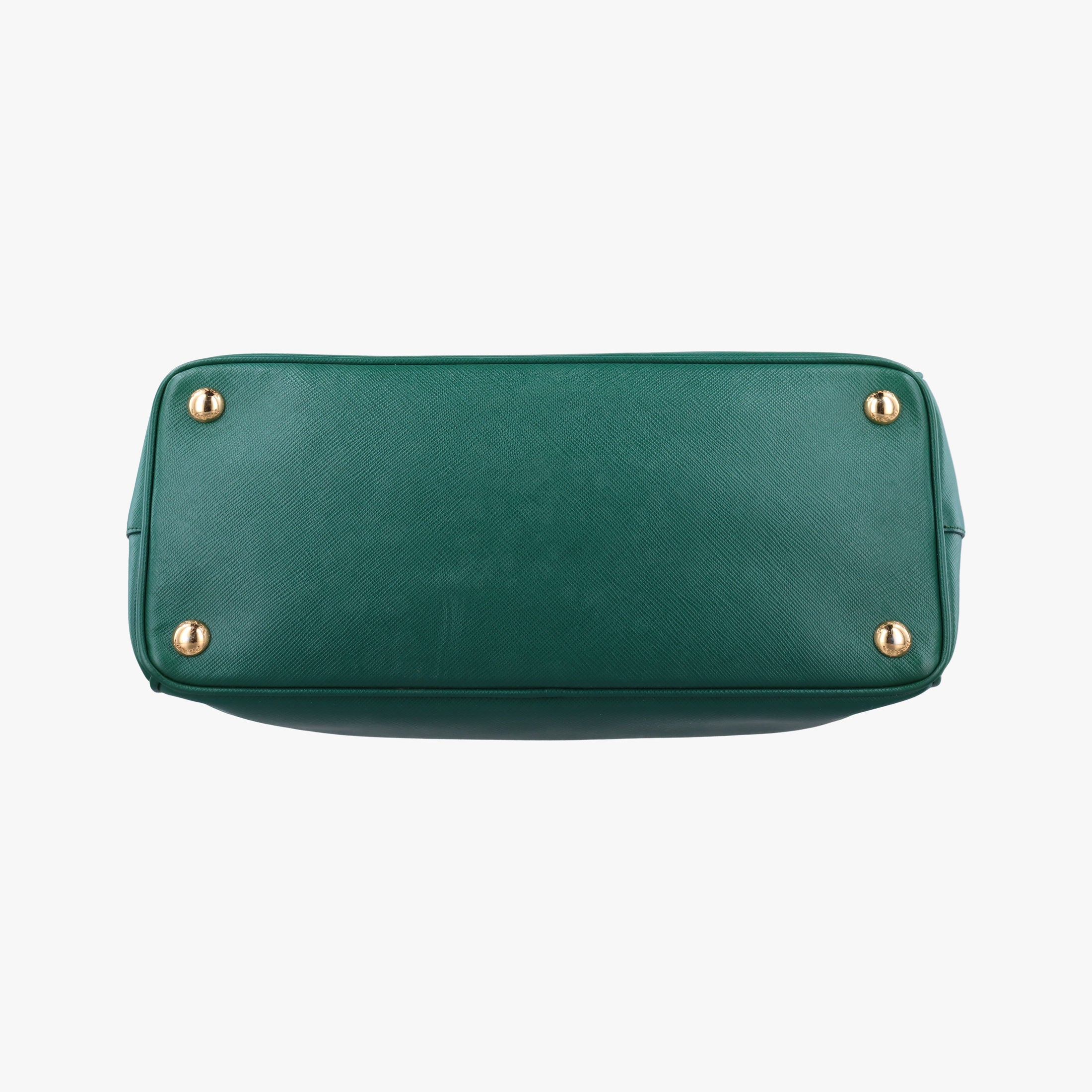 Pre-owned Prada Galleria Green SAFFIANO Leather BN2274 shoulderbag | stylenewstar