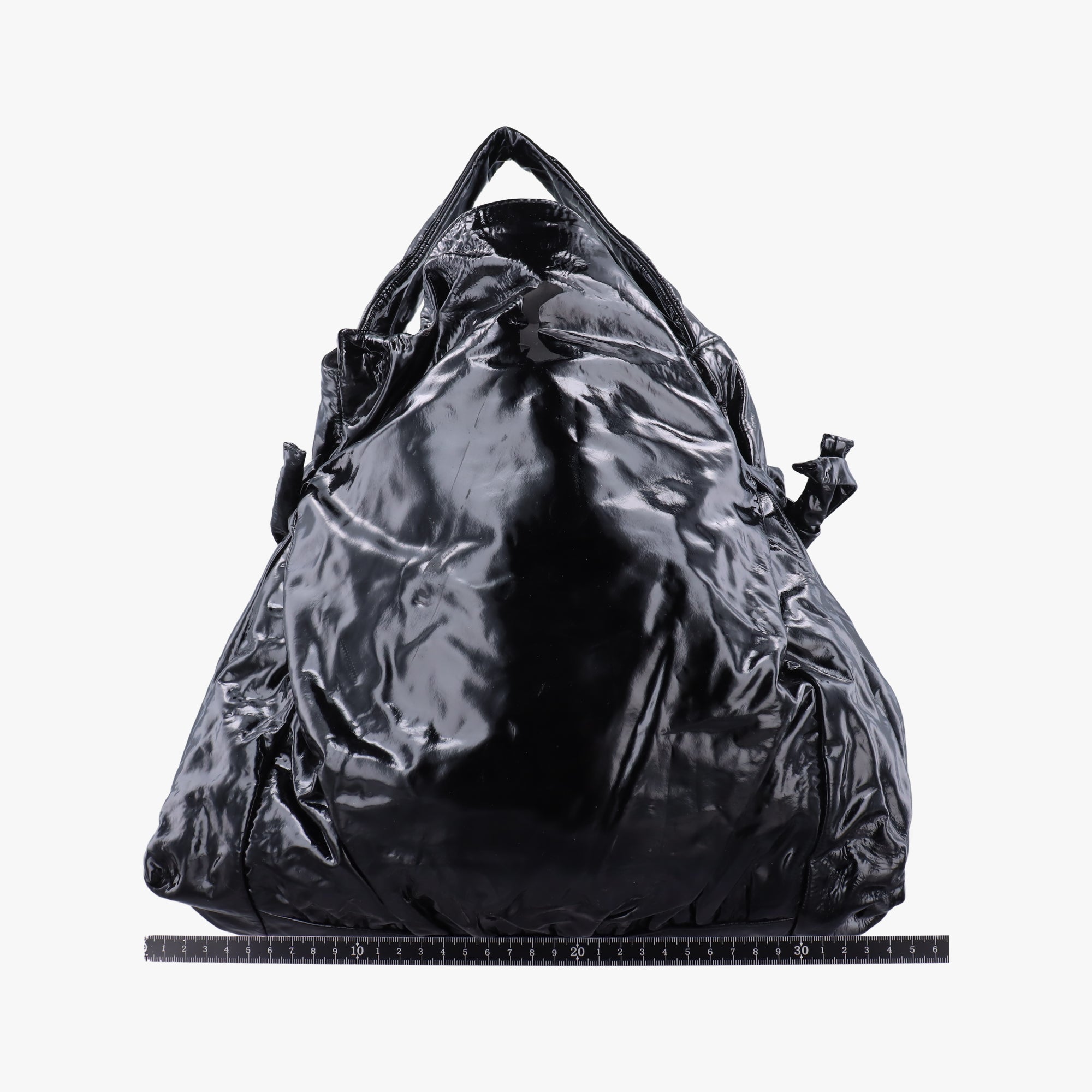 Pre-owned Gucci Hysteria Black Patent 197061 shoulderbag | stylenewstar
