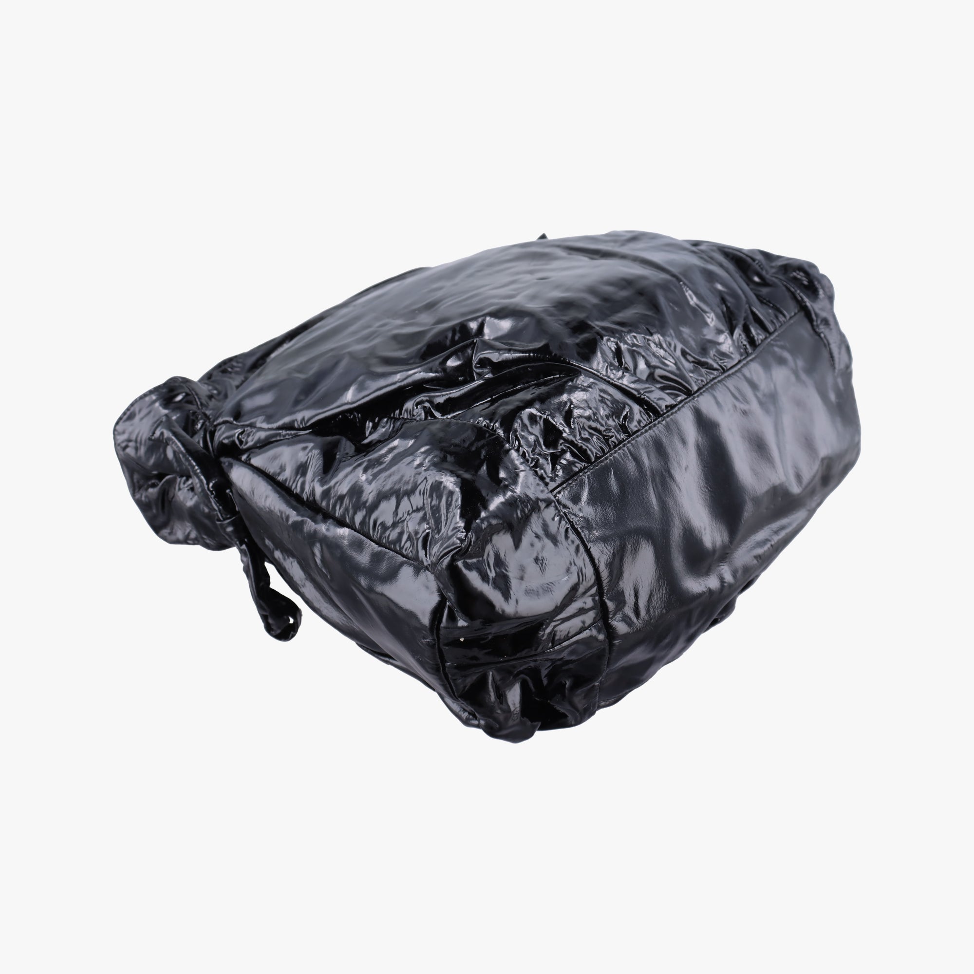 Pre-owned Gucci Hysteria Black Patent 197061 shoulderbag | stylenewstar