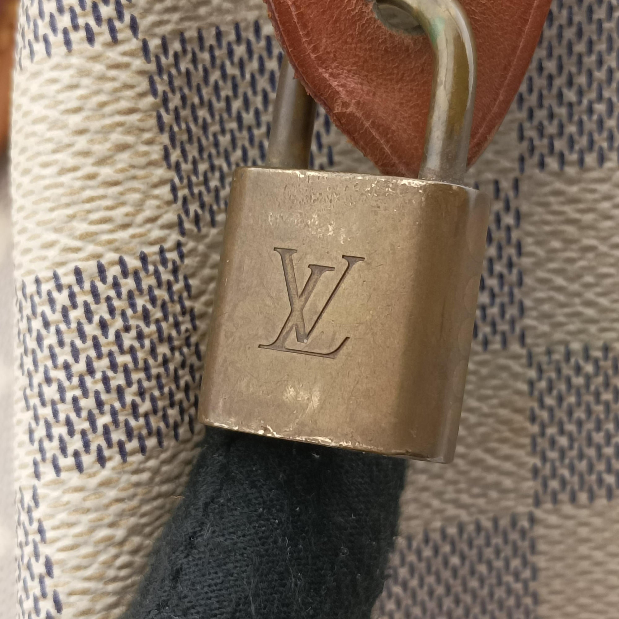 Pre-owned Louis Vuitton SPEEDY 30 Azur Damier Canvas N41533 handbag | stylenewstar