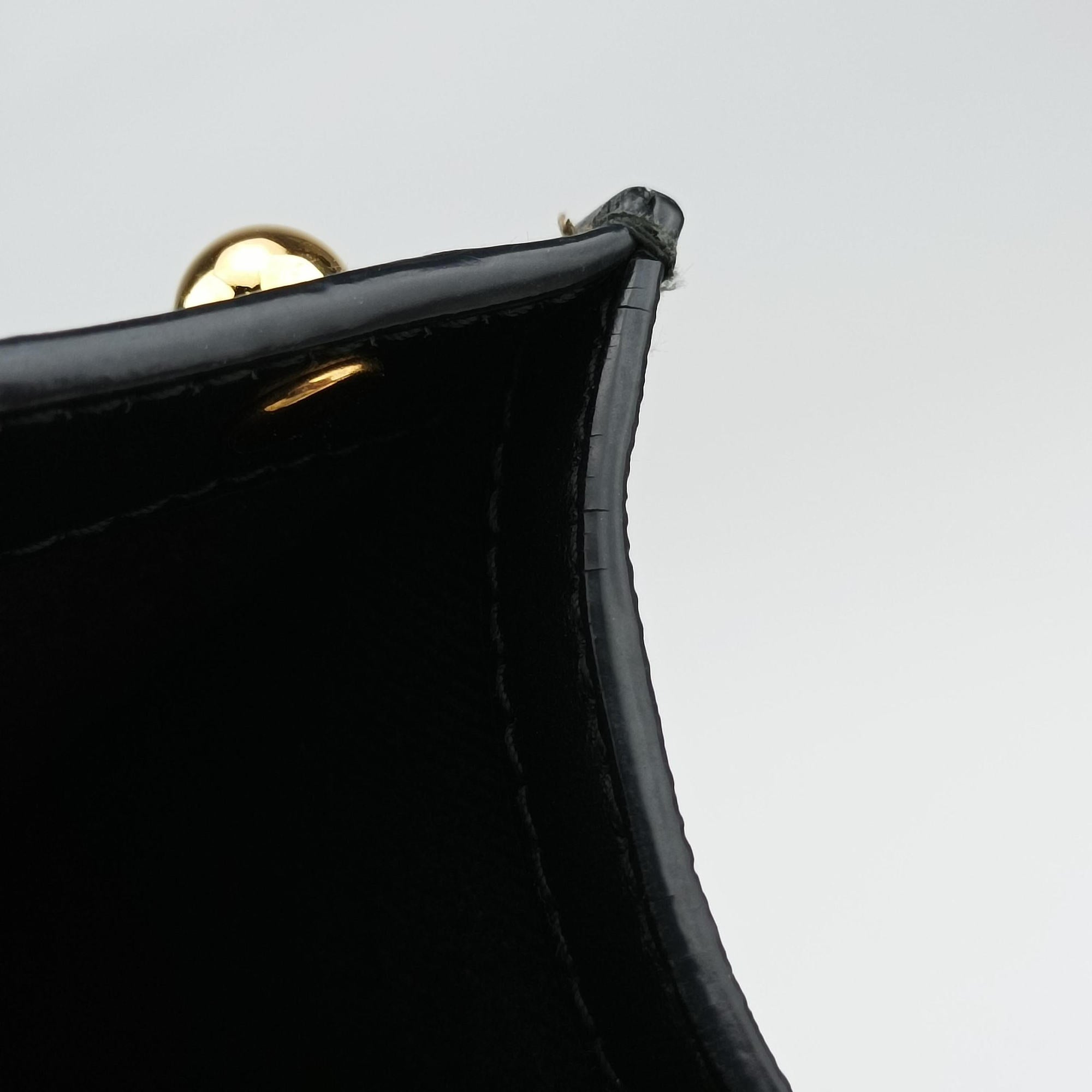 Secondhand Burberry TB Monogram Studded Book Tote Brown×Black PVC coated canvas  handbag | stylenewstar