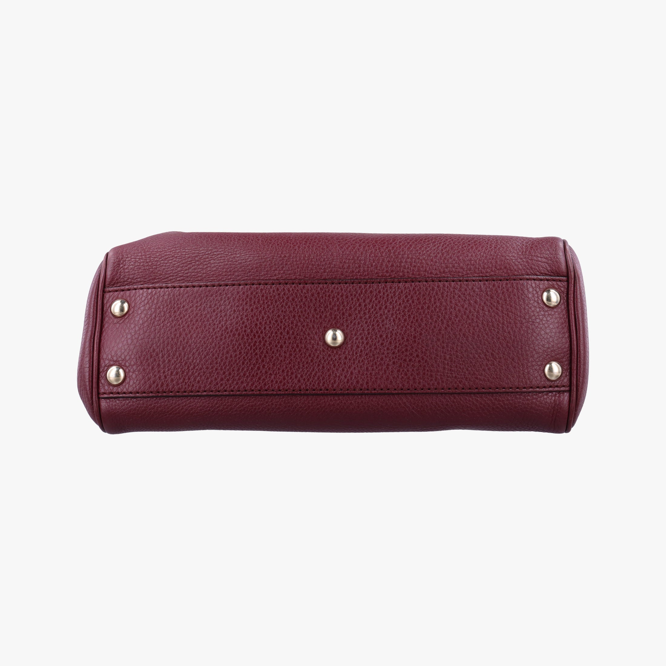 Pre-owned Gucci Bamboo Shopper Burgundy Leather 336032 shoulderbag | stylenewstar