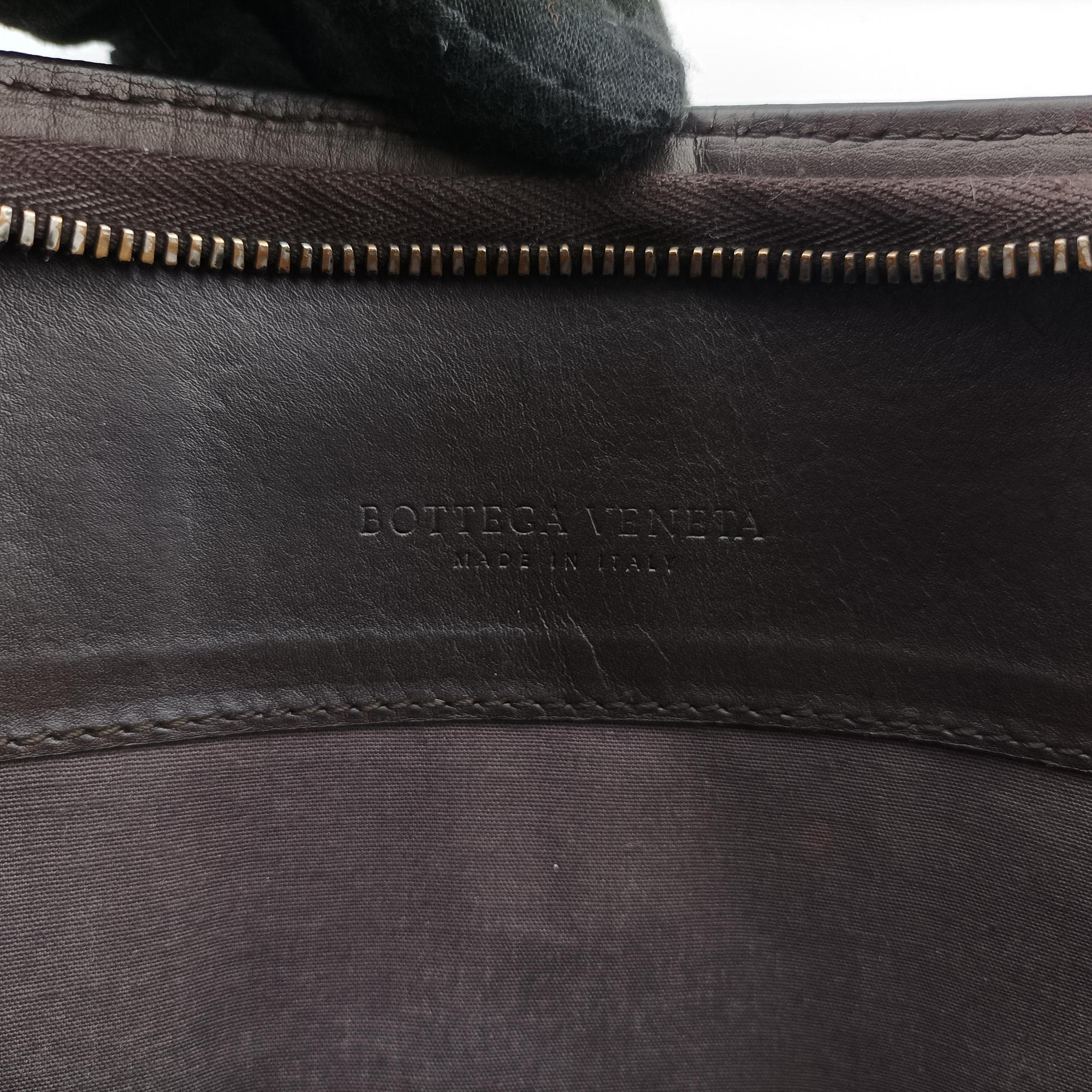 Pre-owned Bottega Veneta Intrecciato Brown lambskin  handbag | stylenewstar