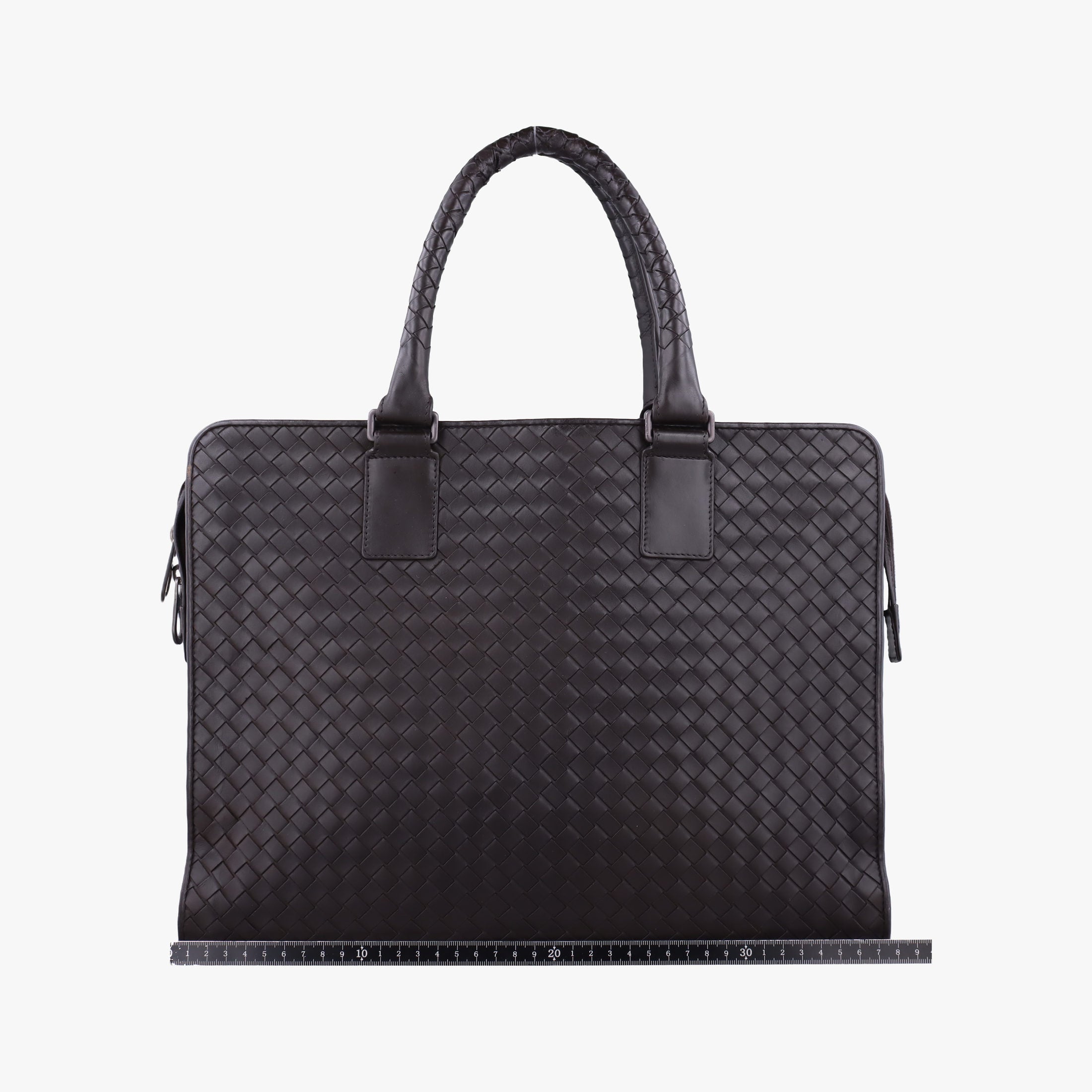 Pre-owned Bottega Veneta Intrecciato Brown lambskin  handbag | stylenewstar