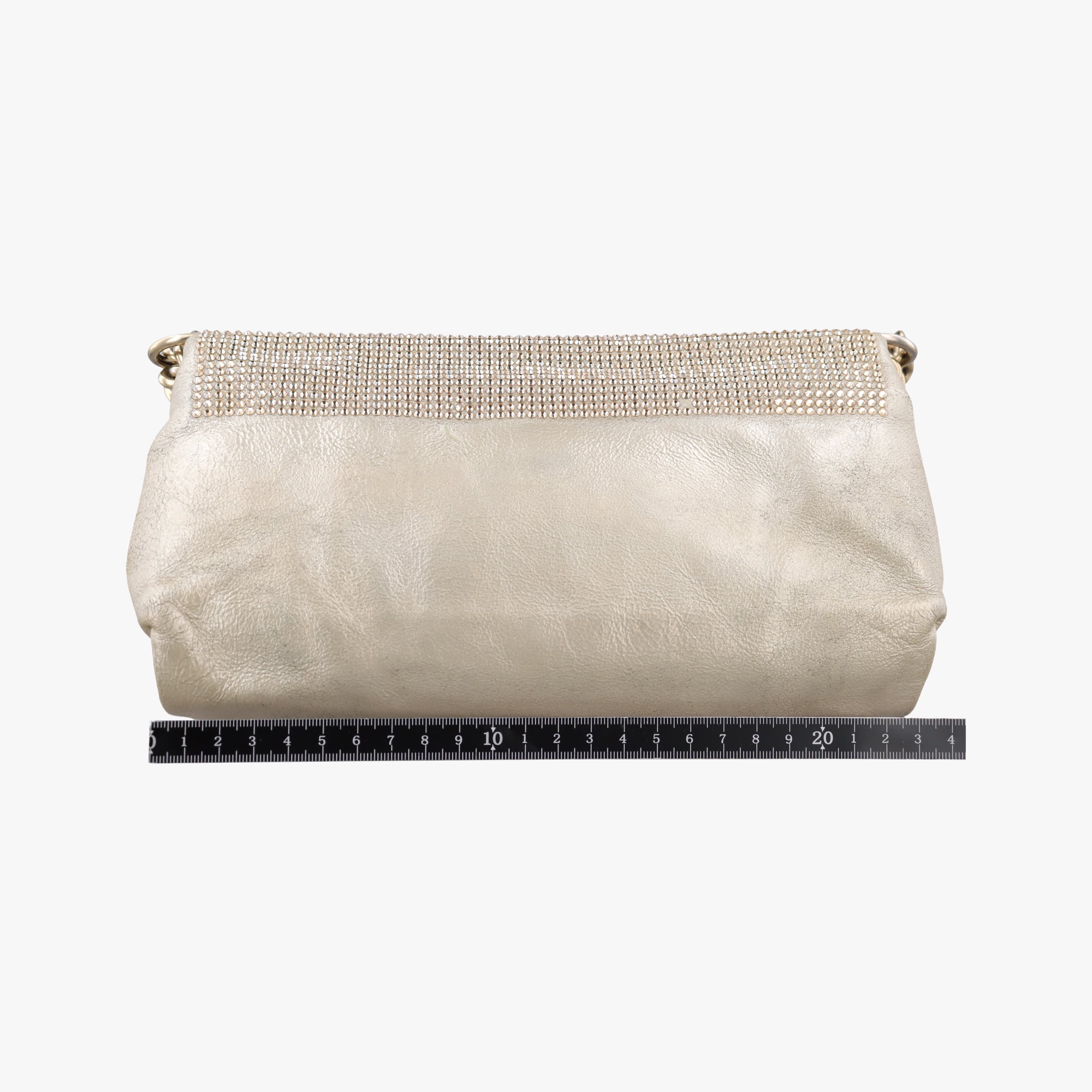 Pre-owned VERSACE medusa Golden Leather  shoulderbag | stylenewstar