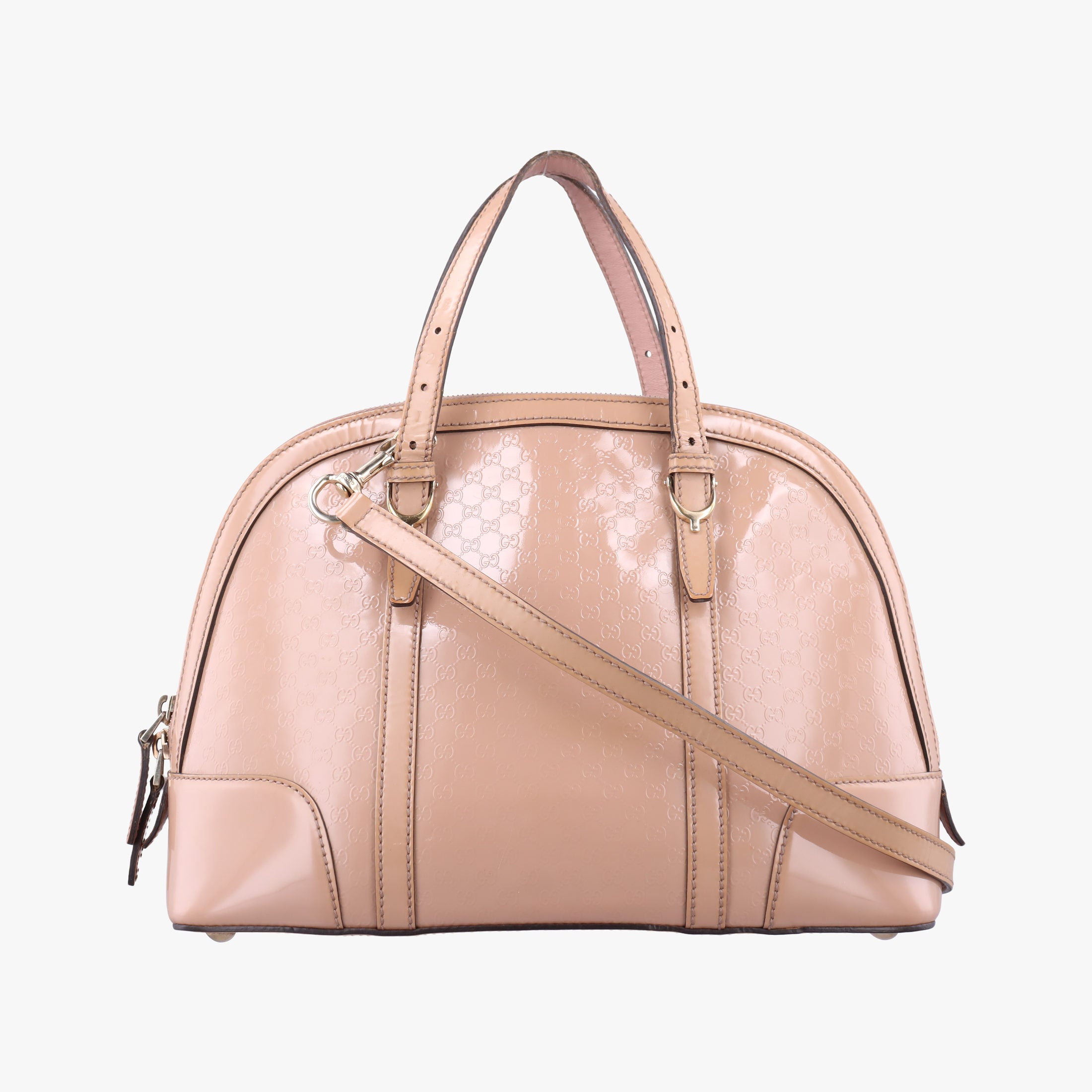 Secondhand Gucci nice Microguccissima Pink Patent 309617 shoulderbag | stylenewstar