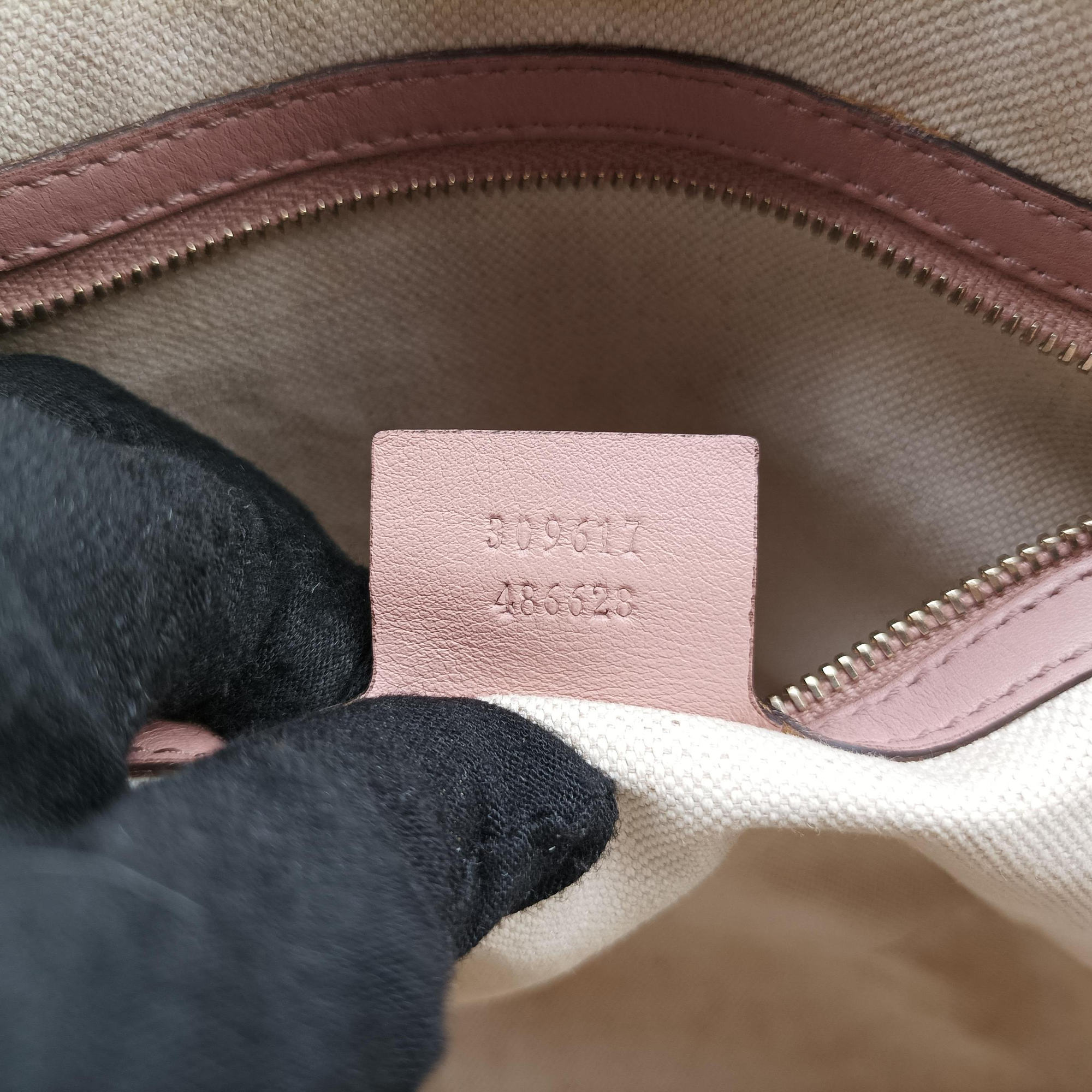 Secondhand Gucci nice Microguccissima Pink Patent 309617 shoulderbag | stylenewstar