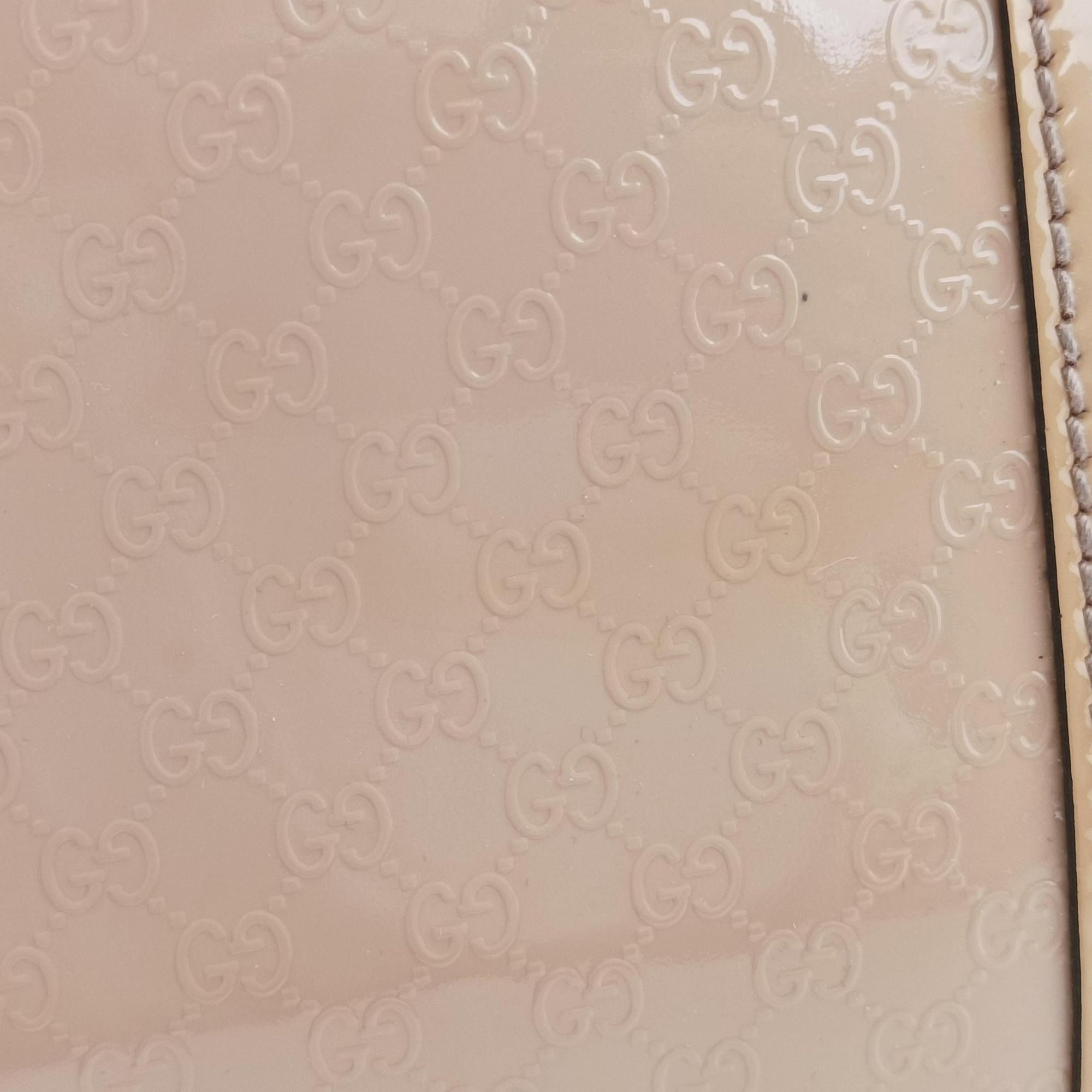 Secondhand Gucci nice Microguccissima Pink Patent 309617 shoulderbag | stylenewstar