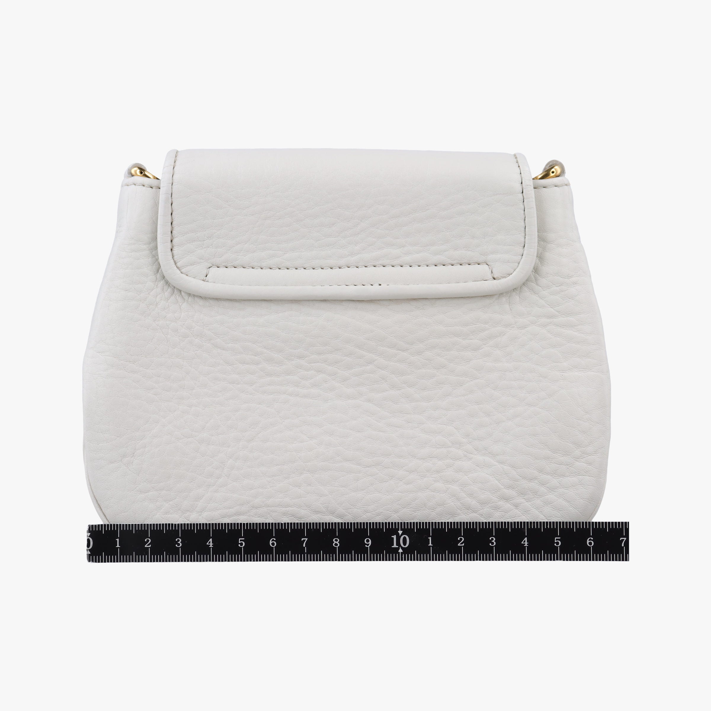 Secondhand Gucci 1973 Double G White Leather 251821 shoulderbag | stylenewstar