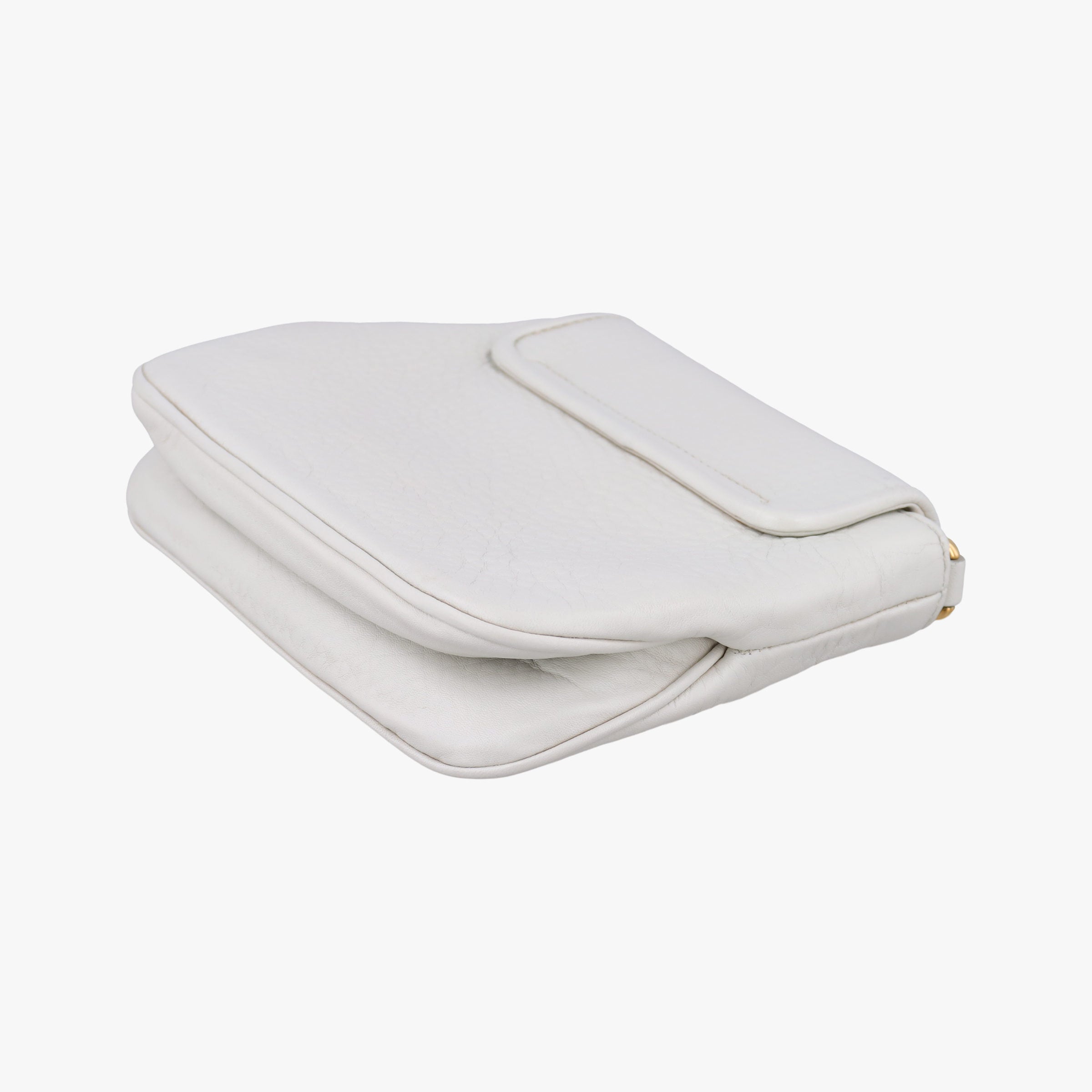 Secondhand Gucci 1973 Double G White Leather 251821 shoulderbag | stylenewstar