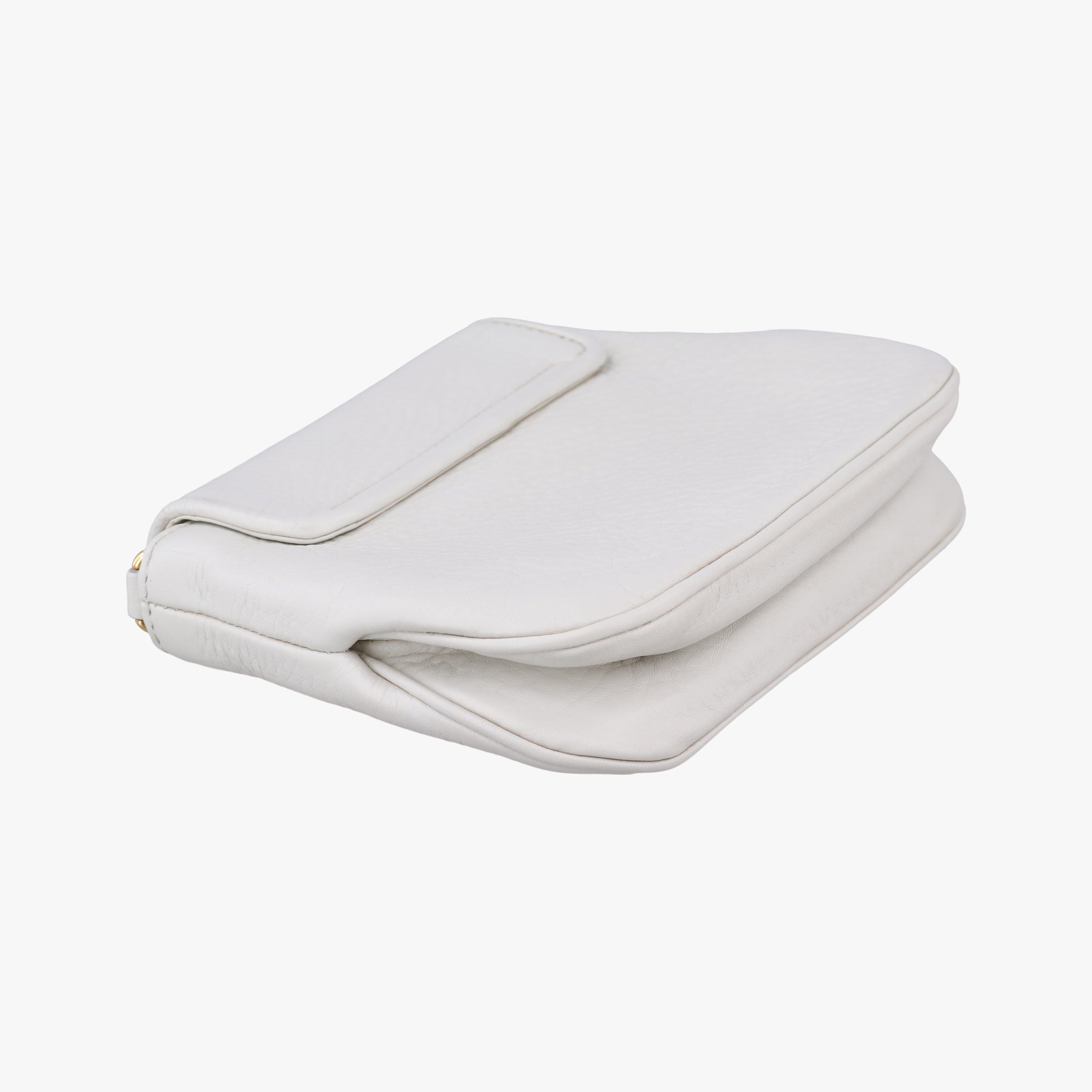 Secondhand Gucci 1973 Double G White Leather 251821 shoulderbag | stylenewstar