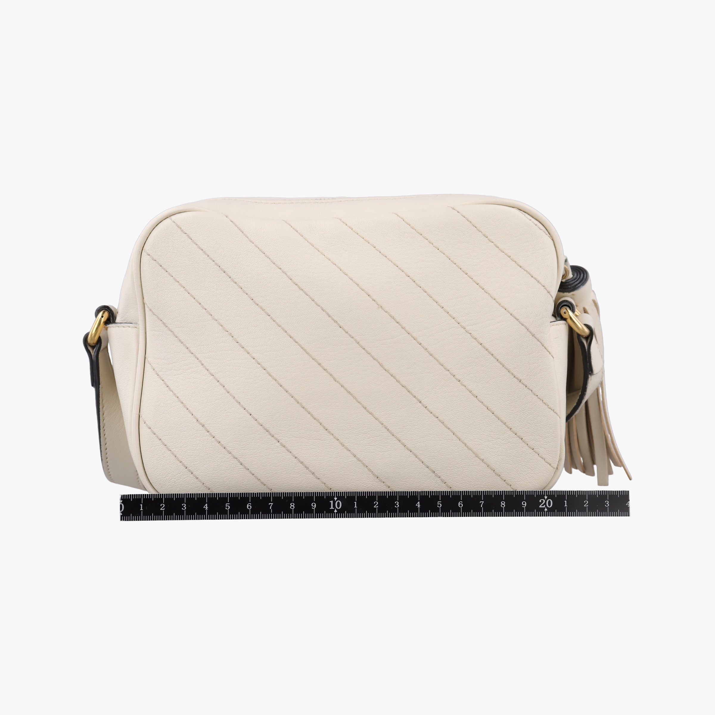 Pre-owned Gucci Blondie White Leather 742360 shoulderbag | stylenewstar