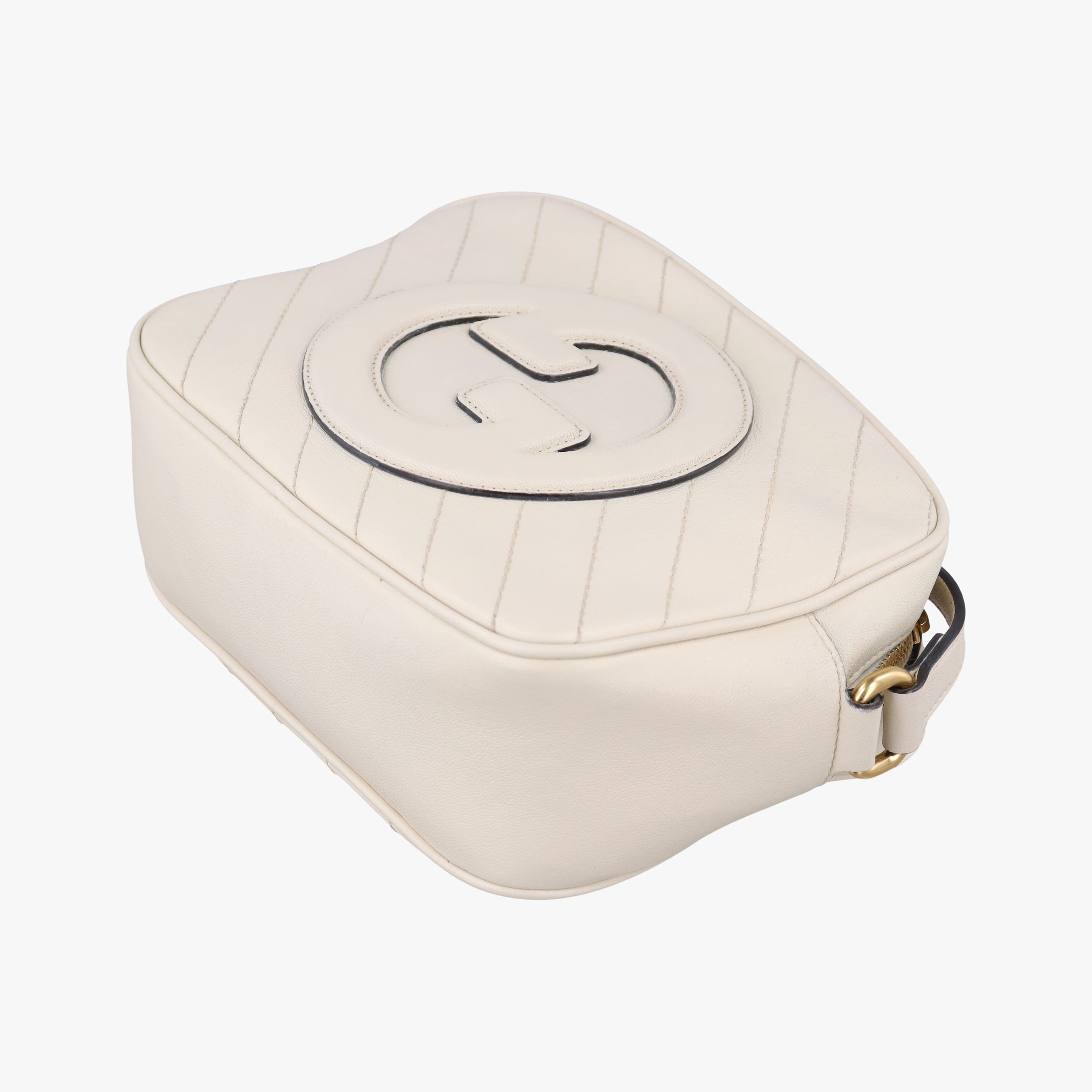 Pre-owned Gucci Blondie White Leather 742360 shoulderbag | stylenewstar