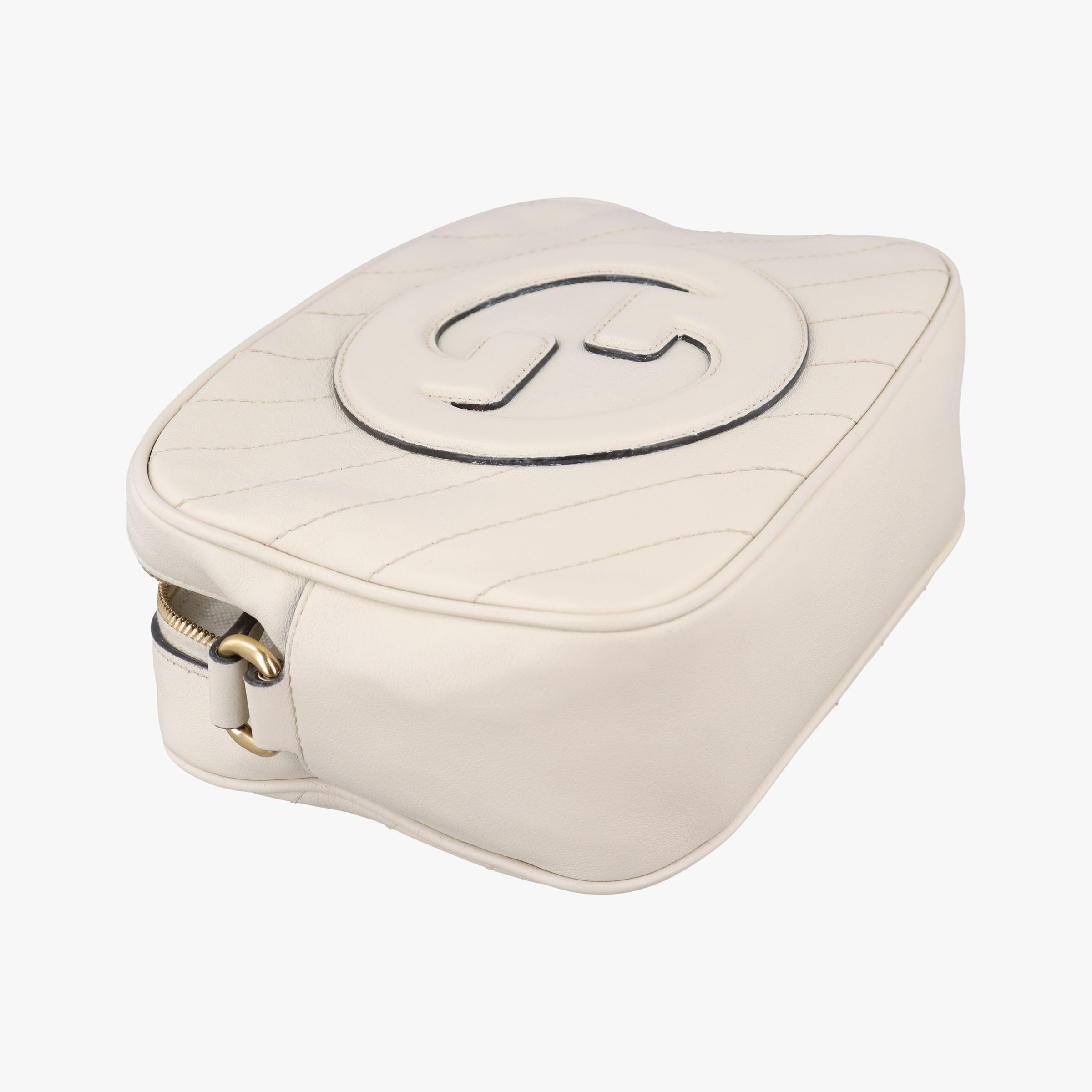 Pre-owned Gucci Blondie White Leather 742360 shoulderbag | stylenewstar