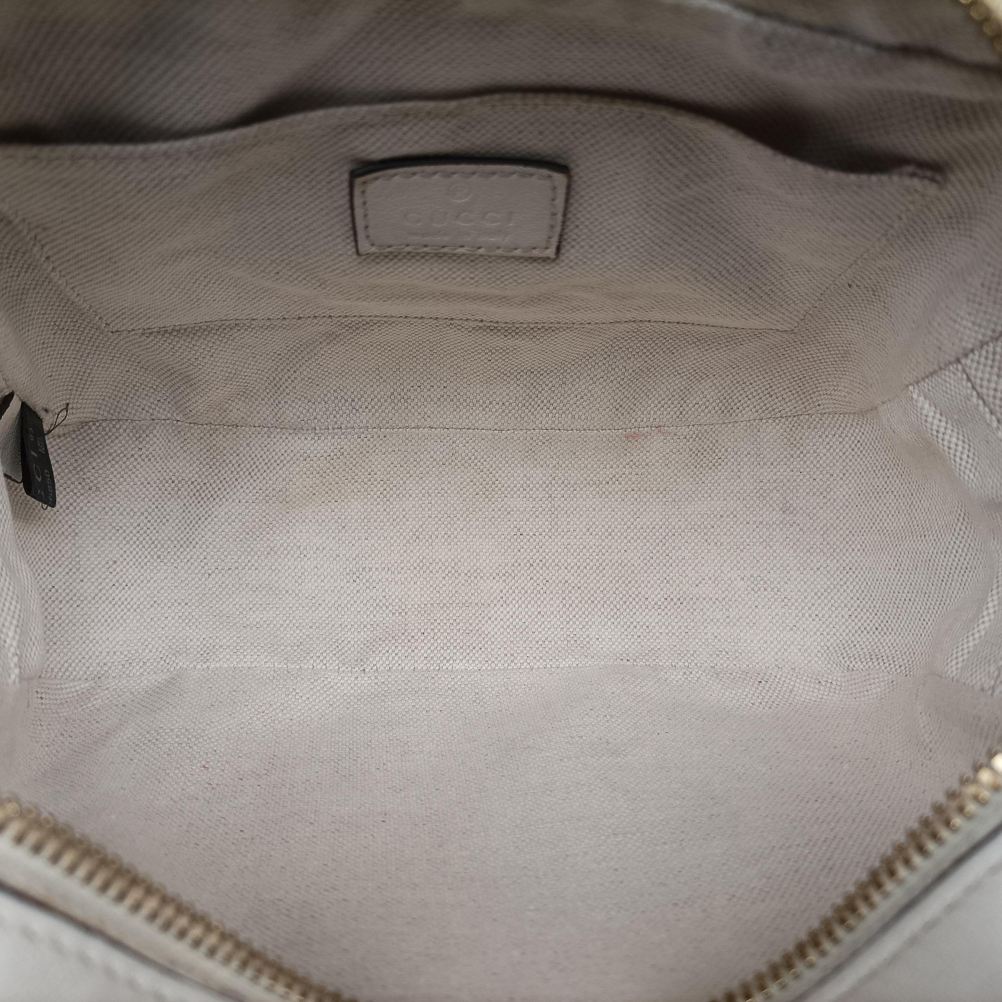 Pre-owned Gucci Blondie White Leather 742360 shoulderbag | stylenewstar