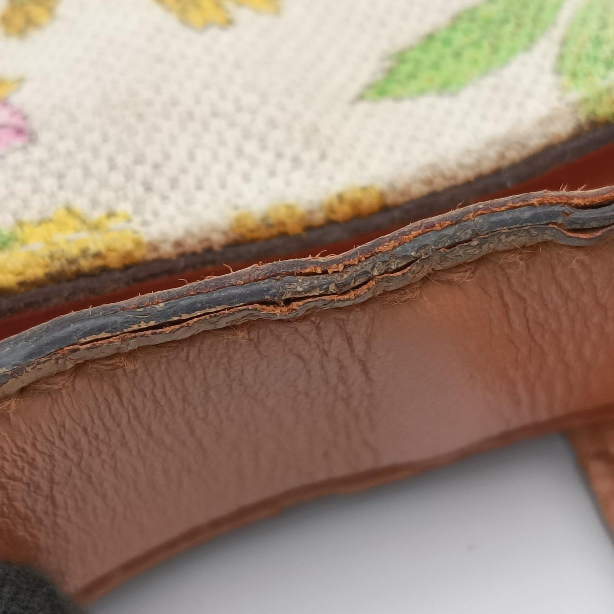 Pre-owned Gucci Flora Jackie Hobo White×Multicolour canvas×leather 137335 handbag | stylenewstar
