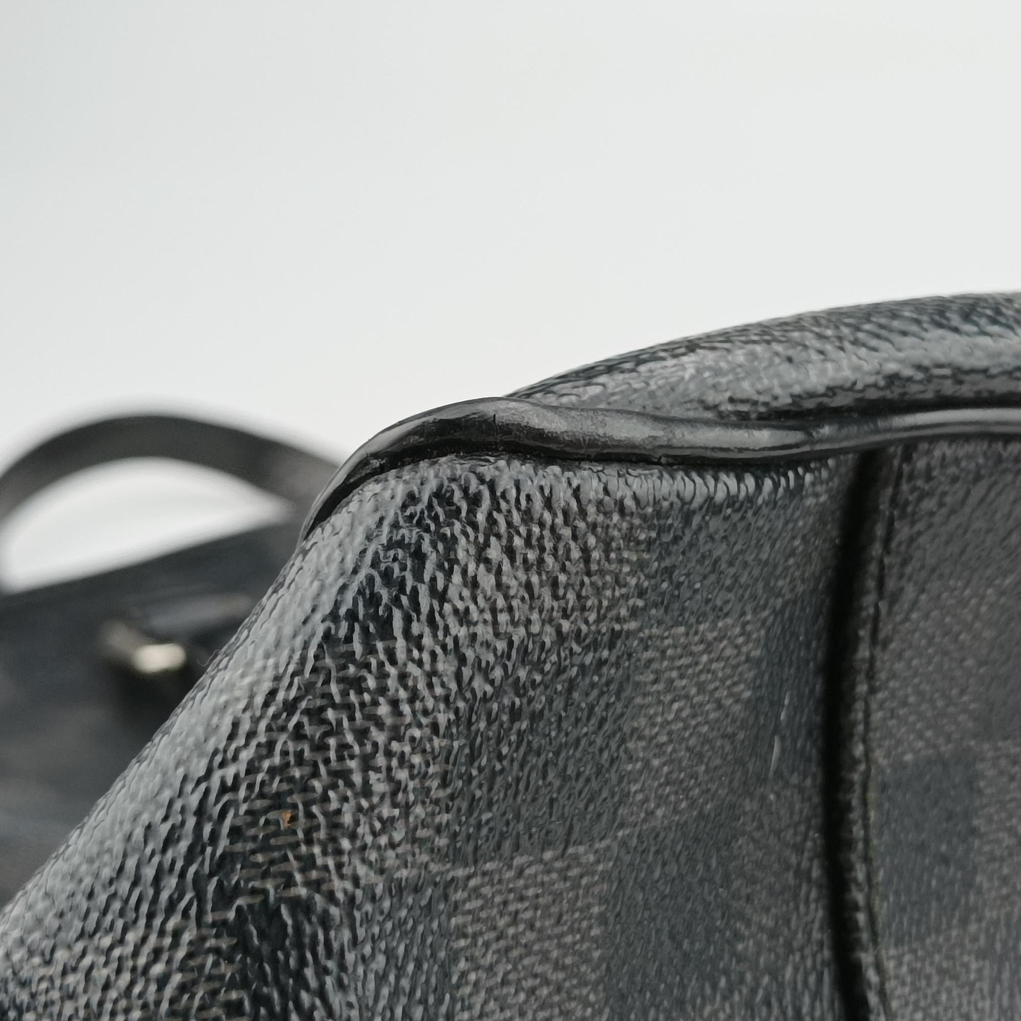 Pre-owned Louis Vuitton TADAO Noir Damier Graphite N51192 shoulderbag | stylenewstar