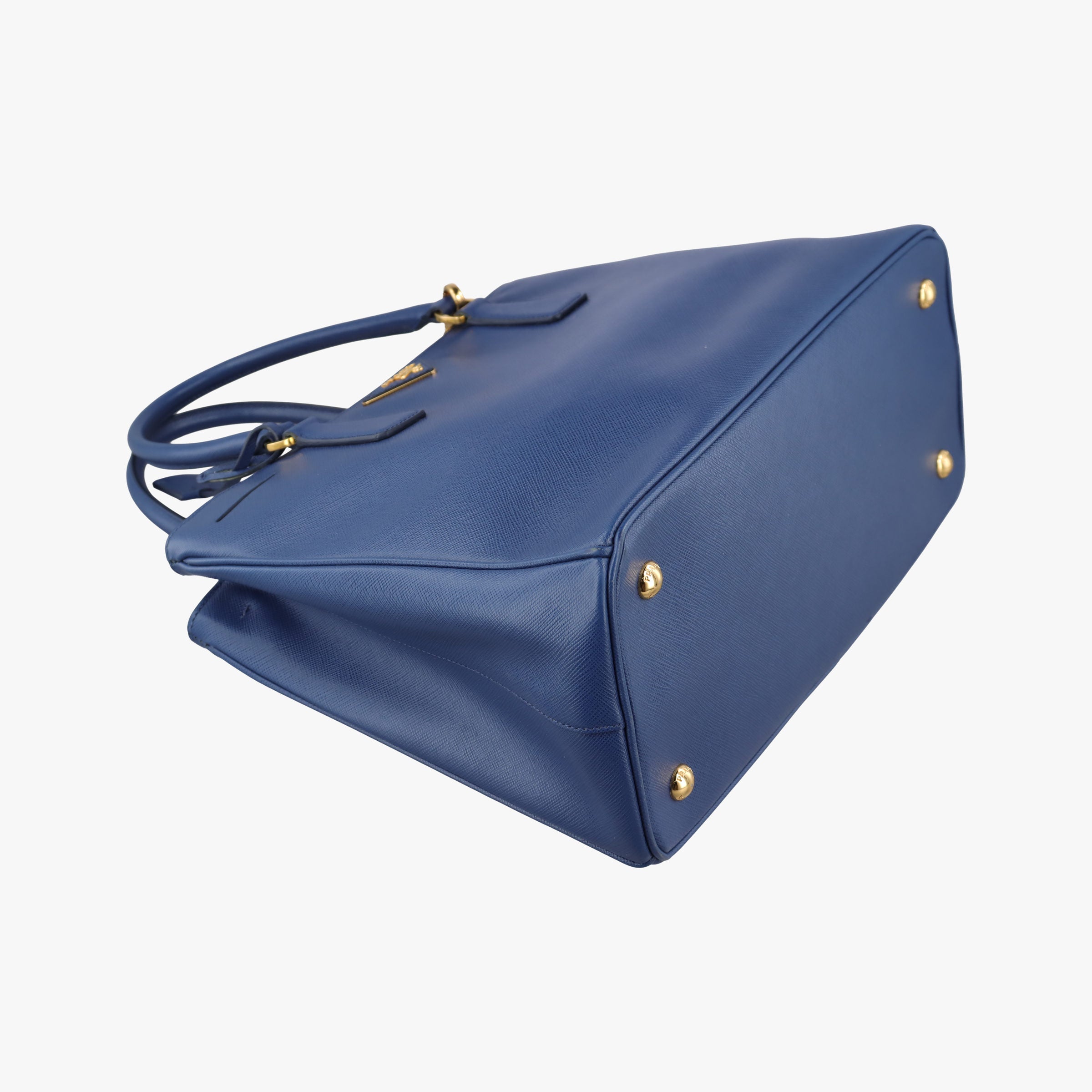 Pre-owned Prada Galleria Navy SAFFIANO Leather BN2274 shoulderbag | stylenewstar
