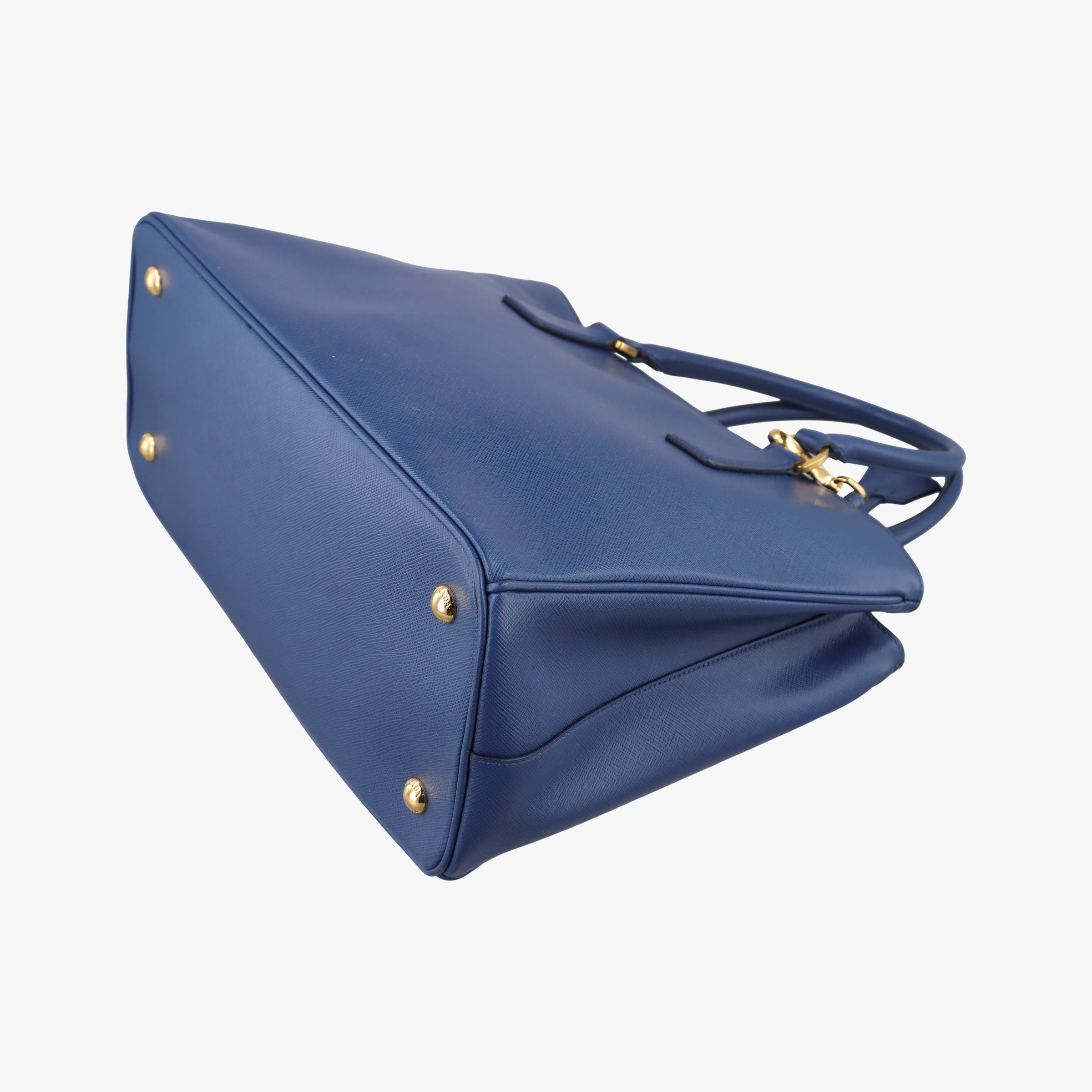 Pre-owned Prada Galleria Navy SAFFIANO Leather BN2274 shoulderbag | stylenewstar
