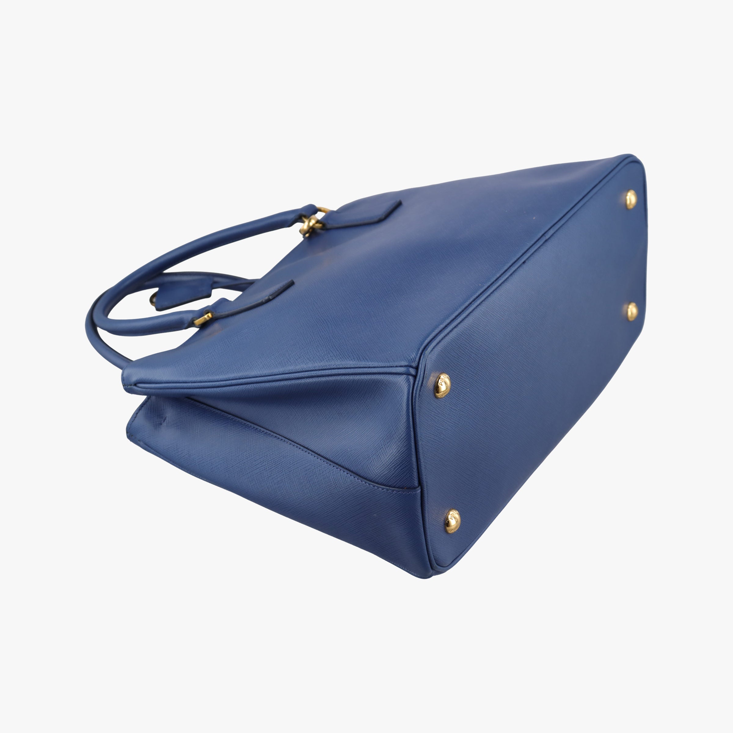 Pre-owned Prada Galleria Navy SAFFIANO Leather BN2274 shoulderbag | stylenewstar