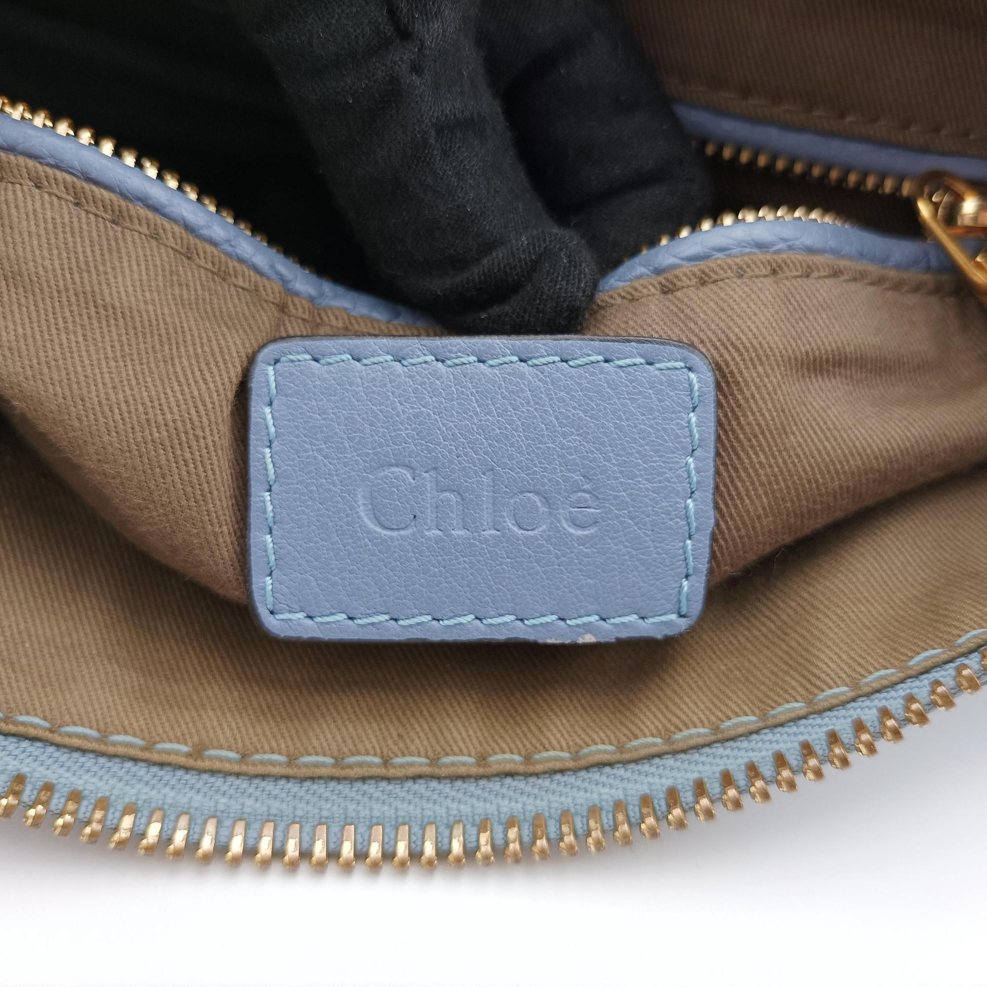 Secondhand Chloe Mercy Blue Leather  shoulderbag | stylenewstar