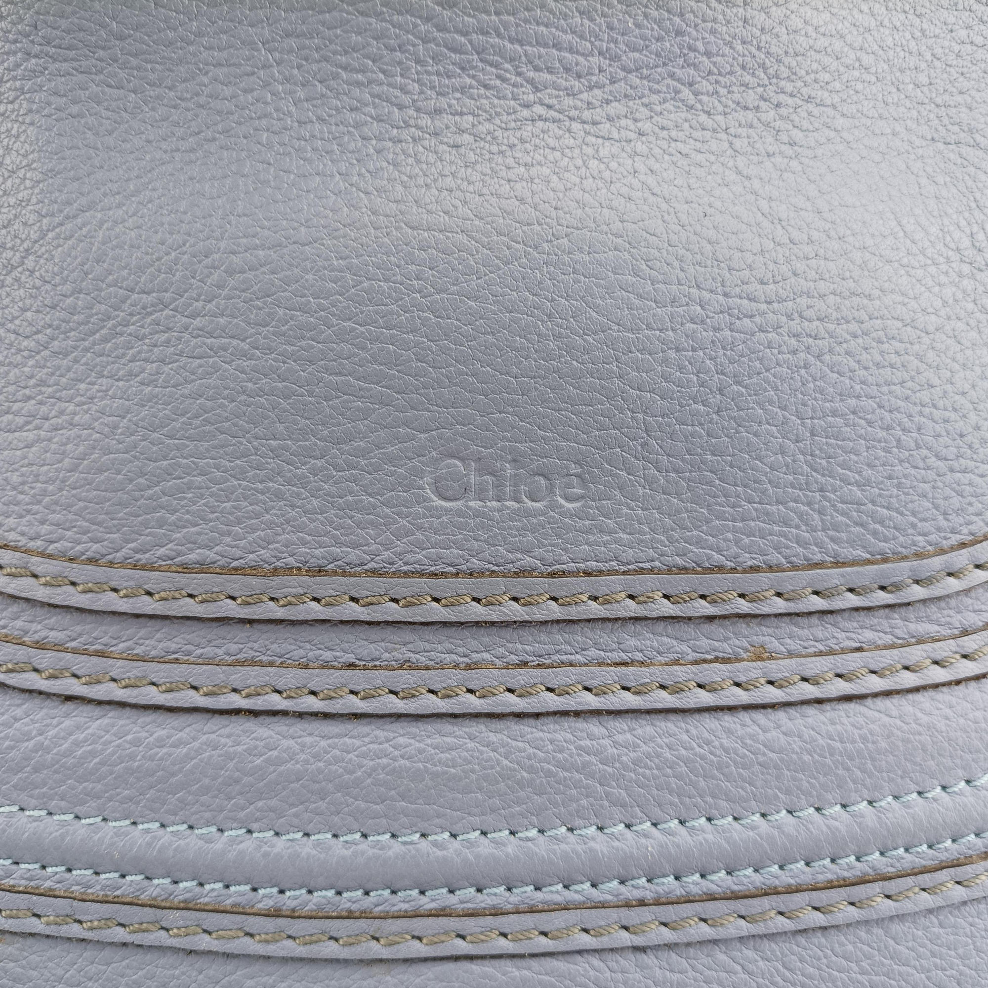 Secondhand Chloe Mercy Blue Leather  shoulderbag | stylenewstar