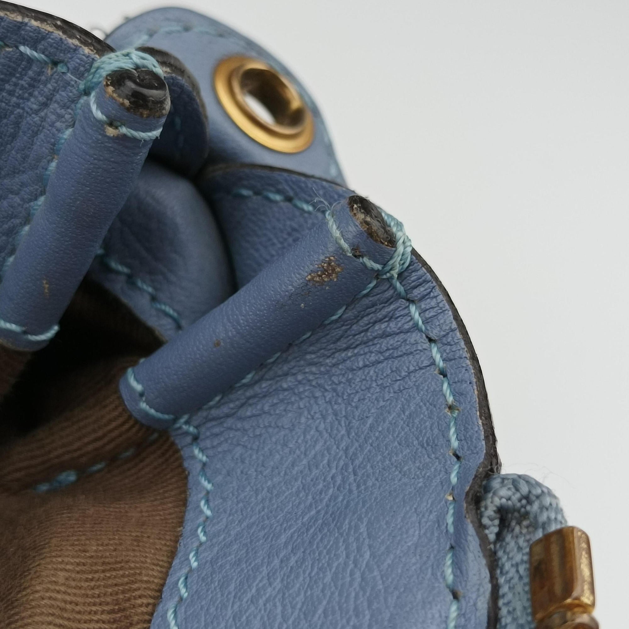 Secondhand Chloe Mercy Blue Leather  shoulderbag | stylenewstar