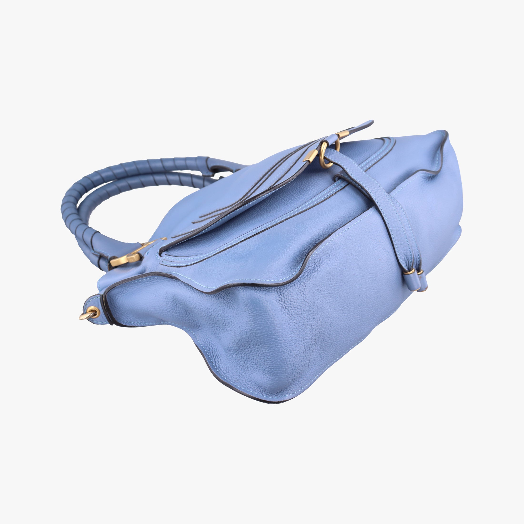 Secondhand Chloe Mercy Blue Leather  shoulderbag | stylenewstar