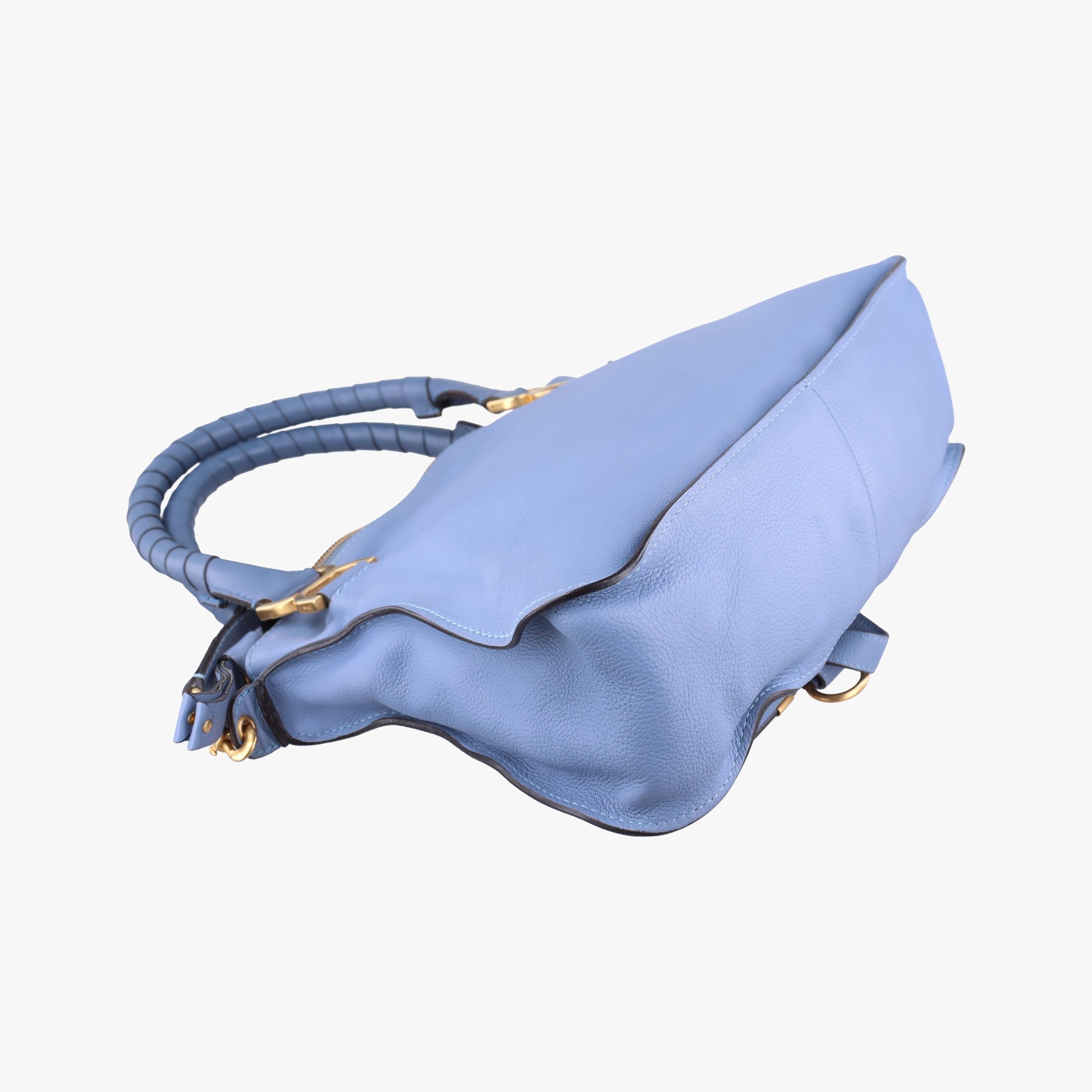 Secondhand Chloe Mercy Blue Leather  shoulderbag | stylenewstar