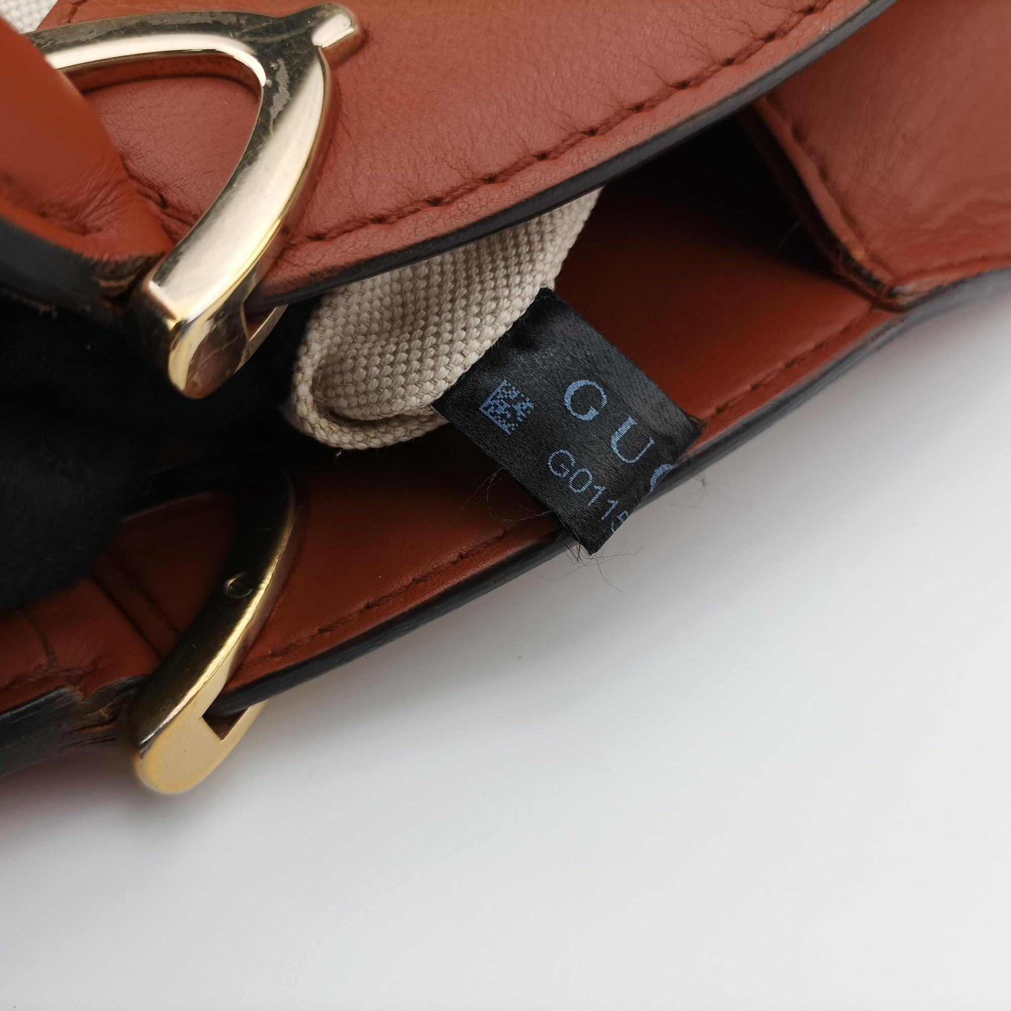 Pre-owned Gucci Stirrup Brown leather 277514 handbag | stylenewstar
