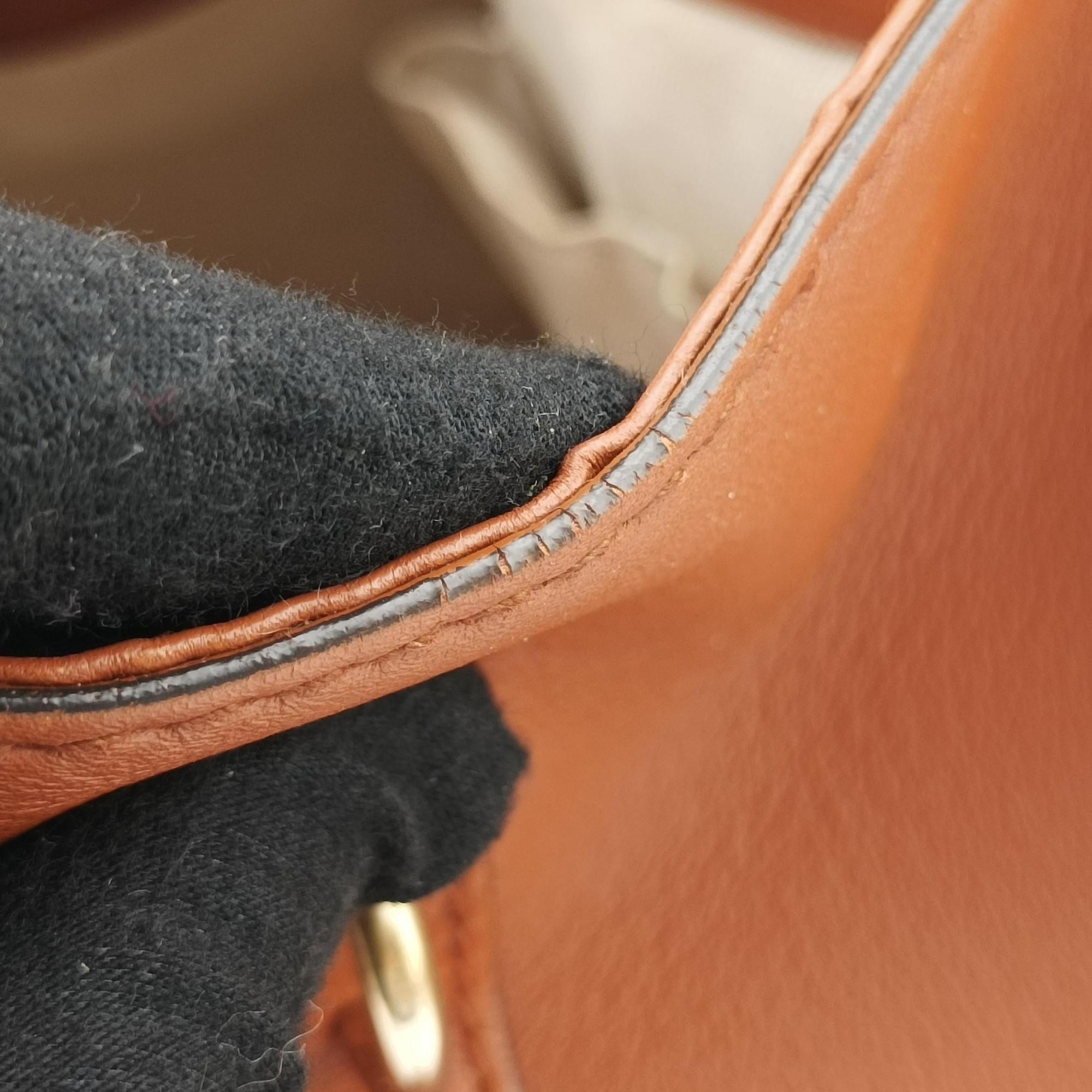 Pre-owned Gucci Stirrup Brown leather 277514 handbag | stylenewstar