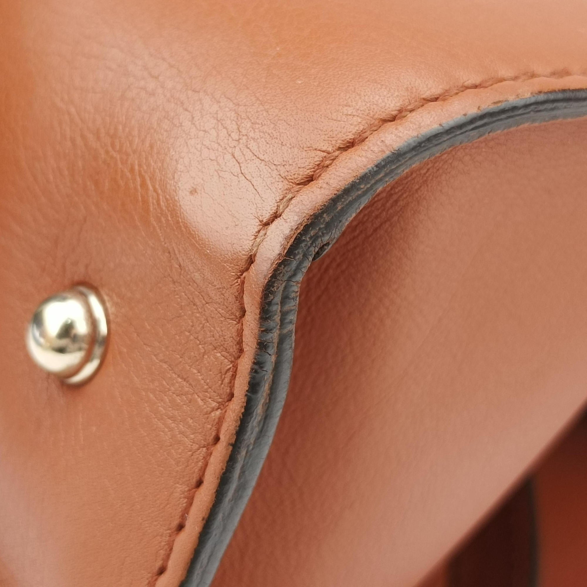 Pre-owned Gucci Stirrup Brown leather 277514 handbag | stylenewstar