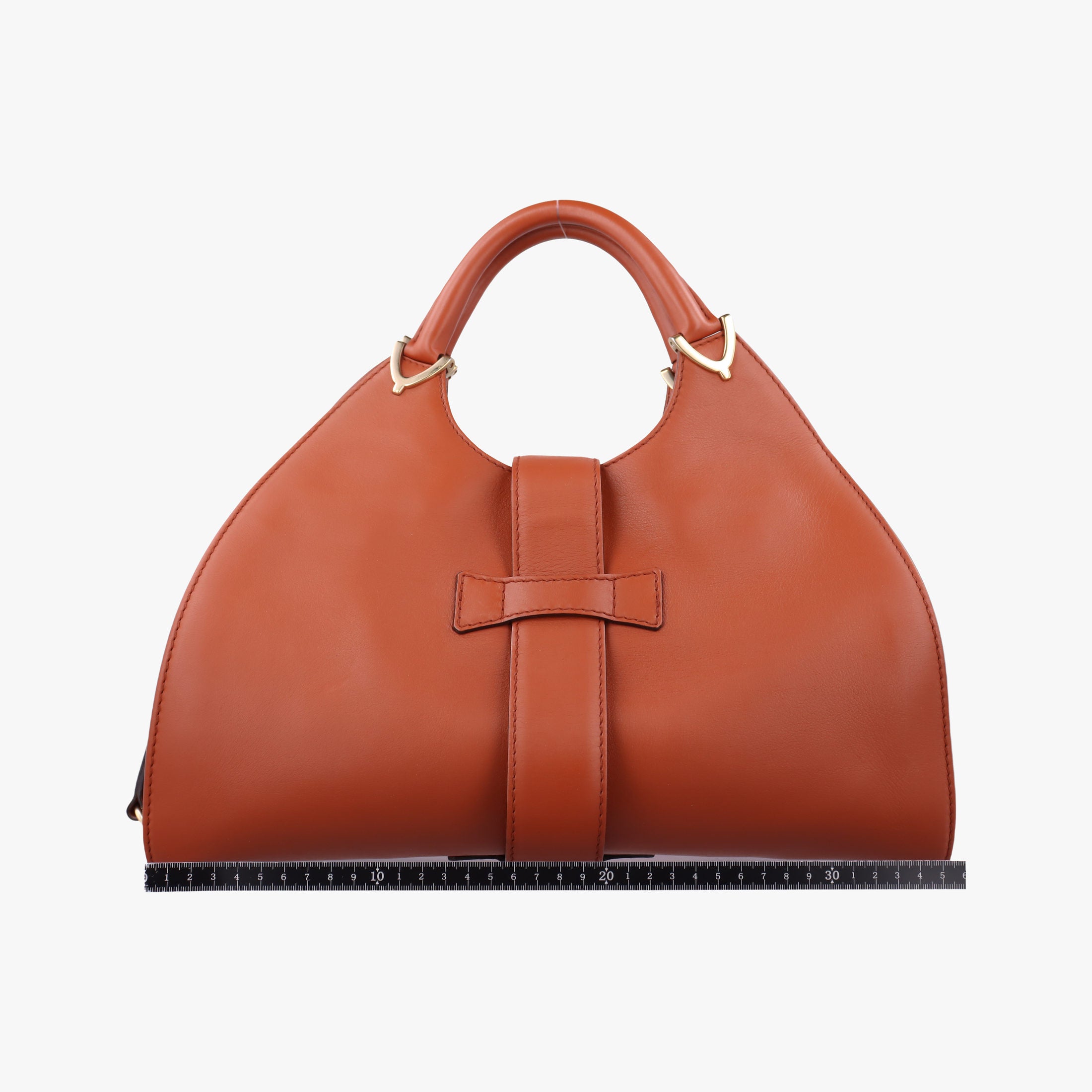 Pre-owned Gucci Stirrup Brown leather 277514 handbag | stylenewstar