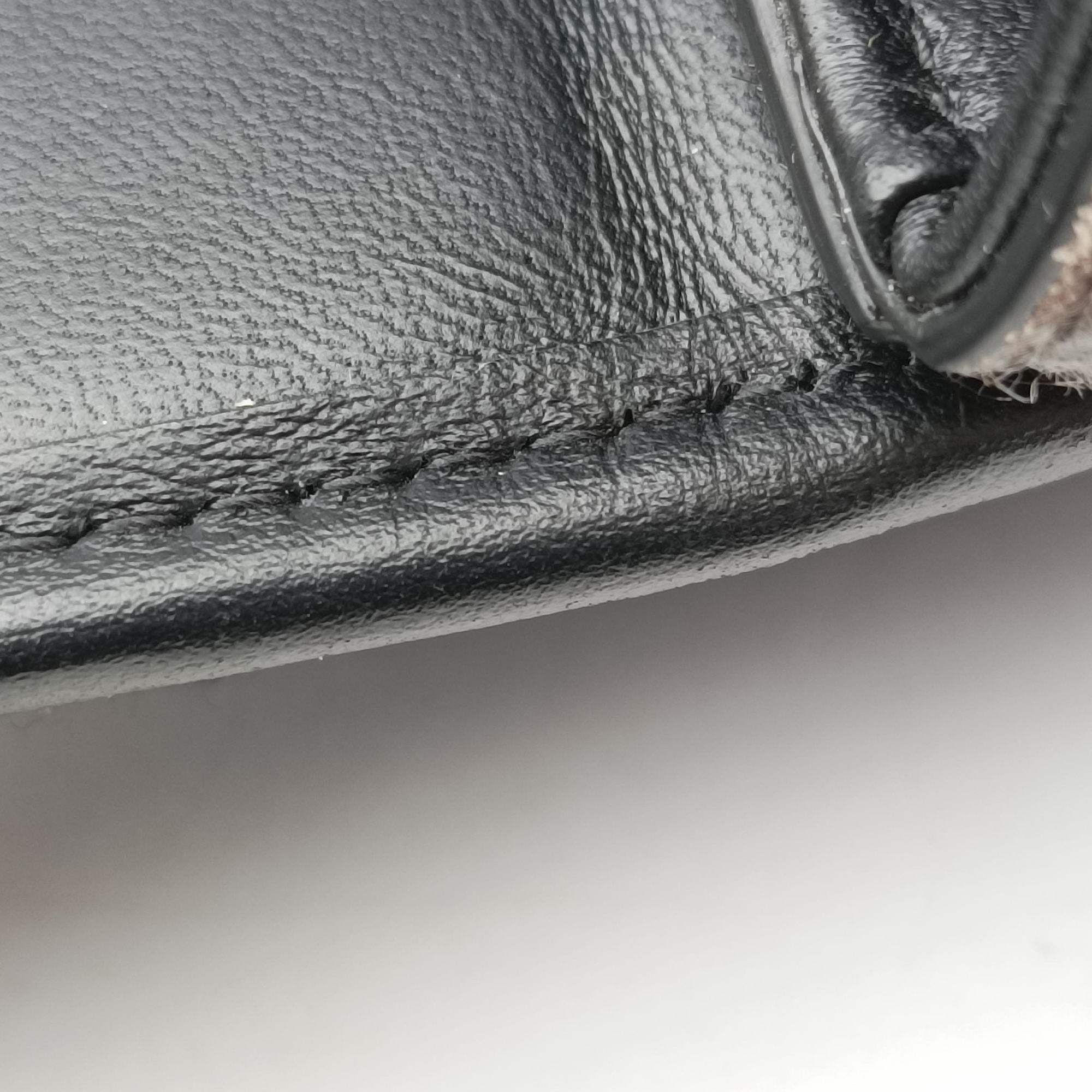 Pre-owned Christian Dior Montaigne Grey×multicolor ponyhair×leather  shoulderbag | stylenewstar