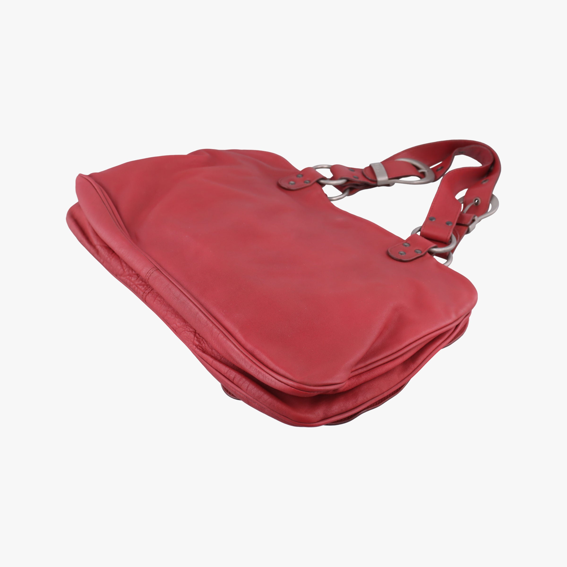 Pre-owned Christian Dior Gaucho Red Leather  handbag | stylenewstar