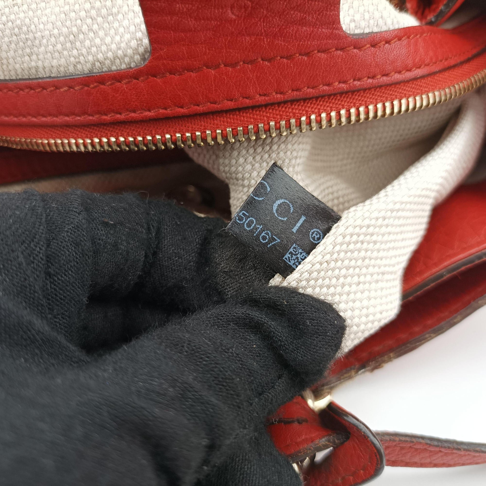 Pre-owned Gucci Soho Orange Leather 308982 shoulderbag | stylenewstar