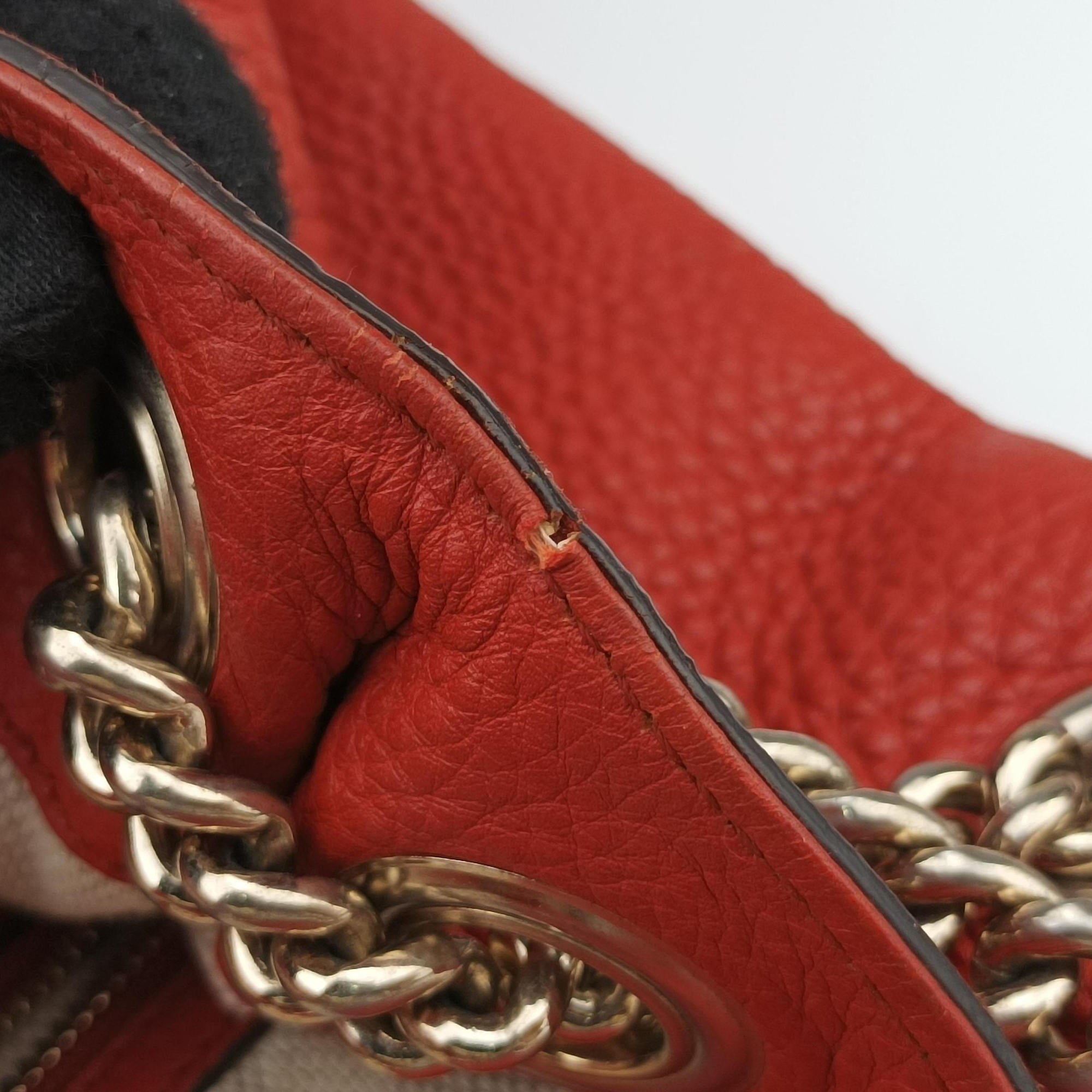 Pre-owned Gucci Soho Orange Leather 308982 shoulderbag | stylenewstar