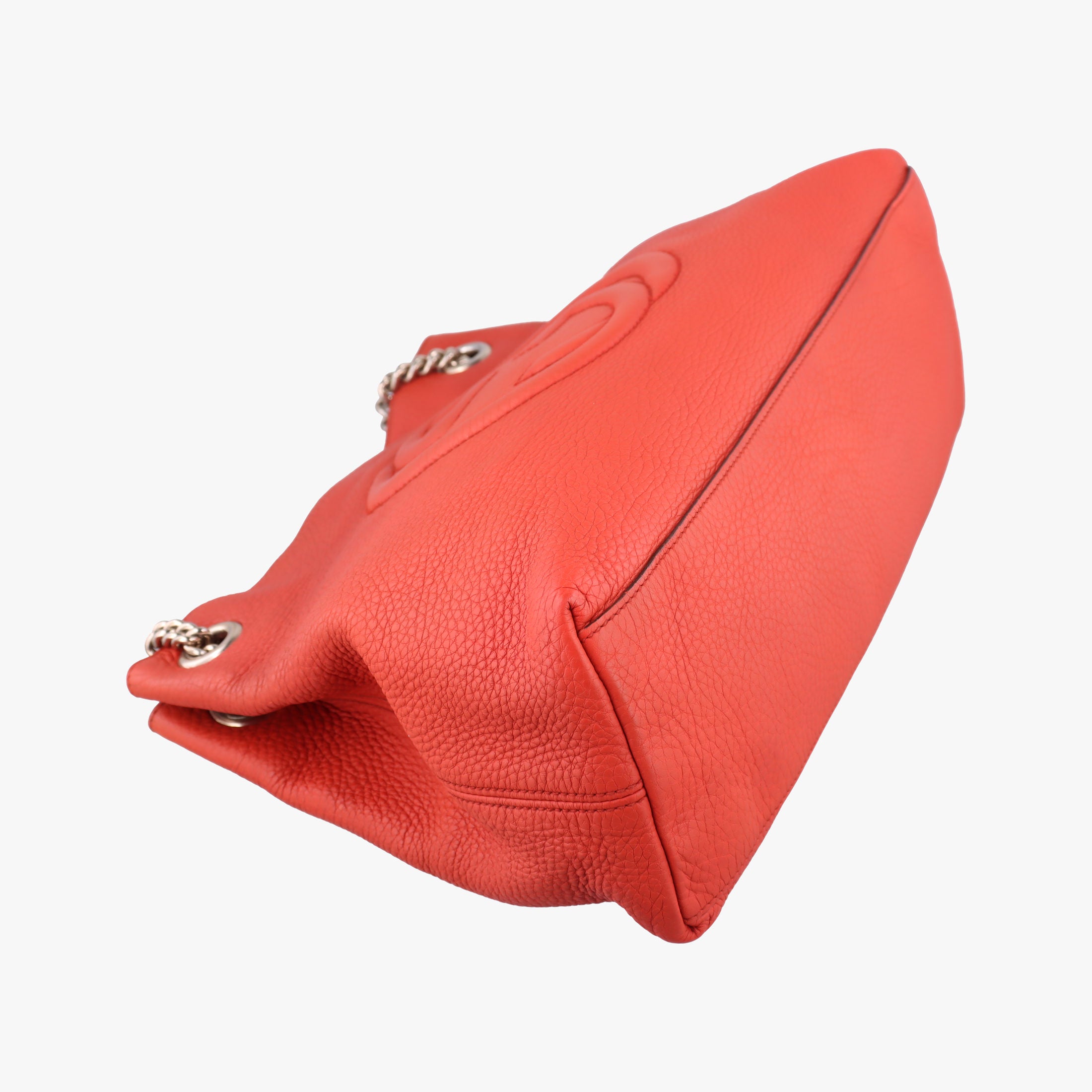 Pre-owned Gucci Soho Orange Leather 308982 shoulderbag | stylenewstar
