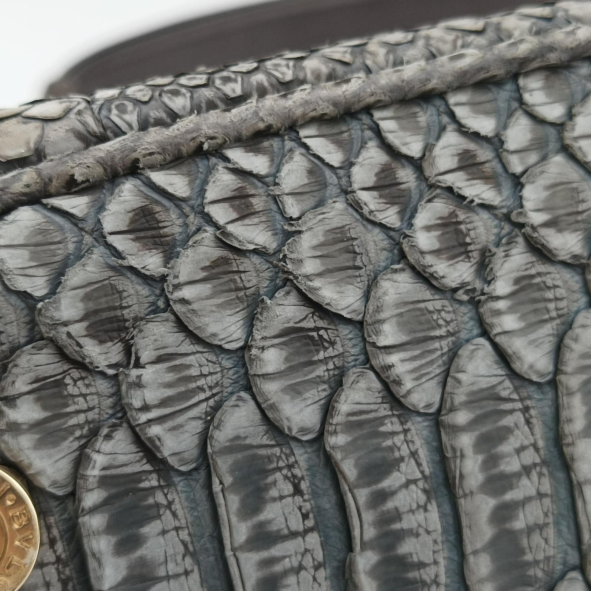 Secondhand Bvlgari Python Isabella Rossellini Gray Multicolor snakeskin  shoulderbag | stylenewstar
