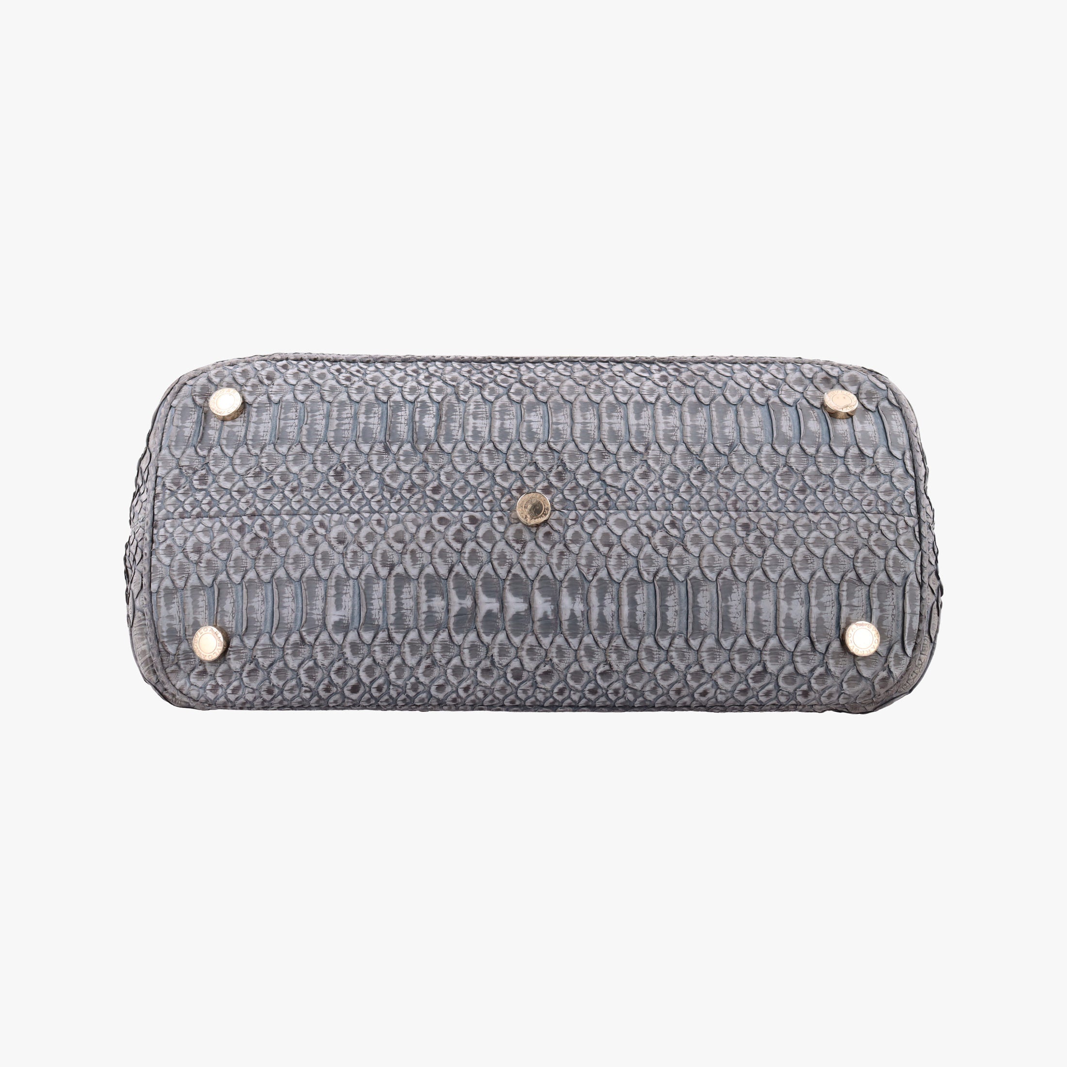 Secondhand Bvlgari Python Isabella Rossellini Gray Multicolor snakeskin  shoulderbag | stylenewstar