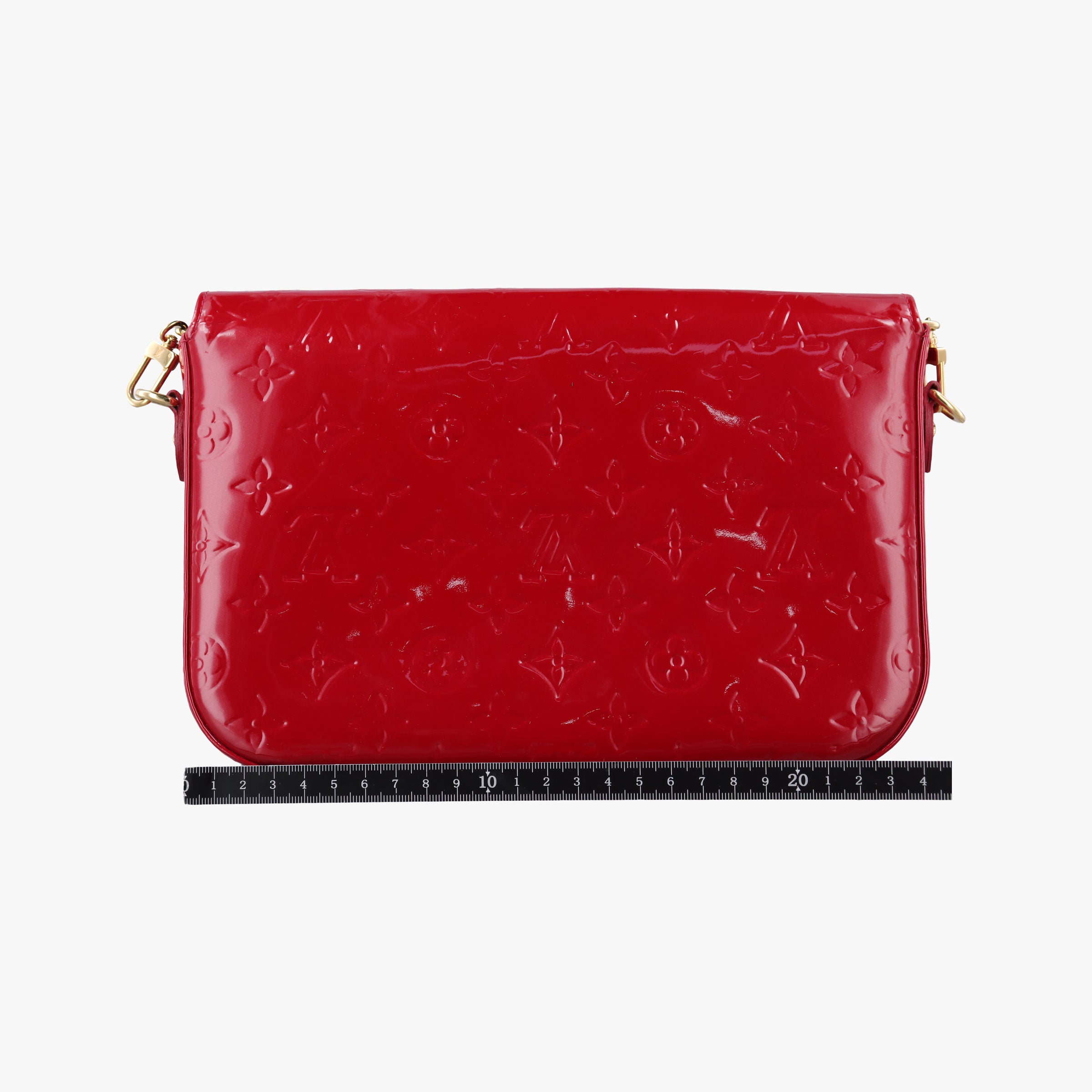 Pre-owned Louis Vuitton RODEO DRIVE Pomme d Amour Vernis M93599 handbag | stylenewstar