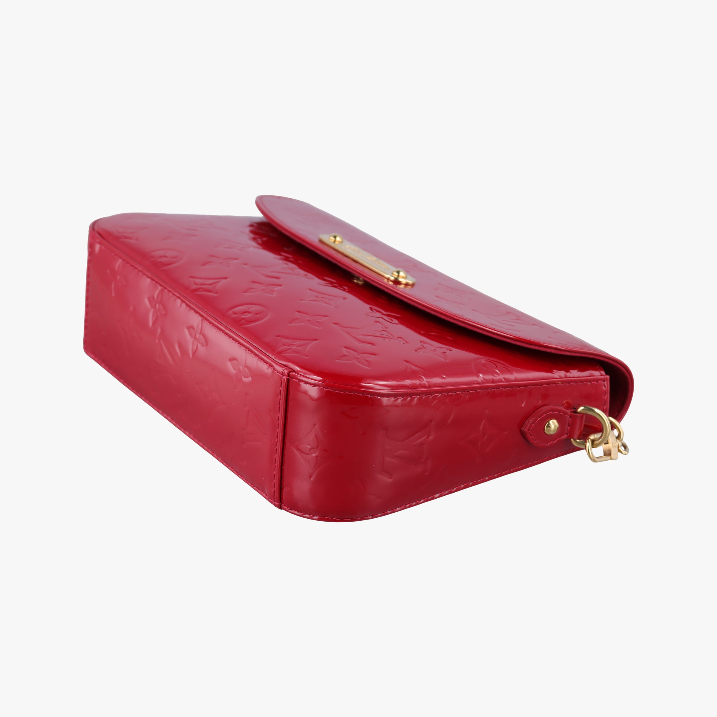 Pre-owned Louis Vuitton RODEO DRIVE Pomme d Amour Vernis M93599 handbag | stylenewstar