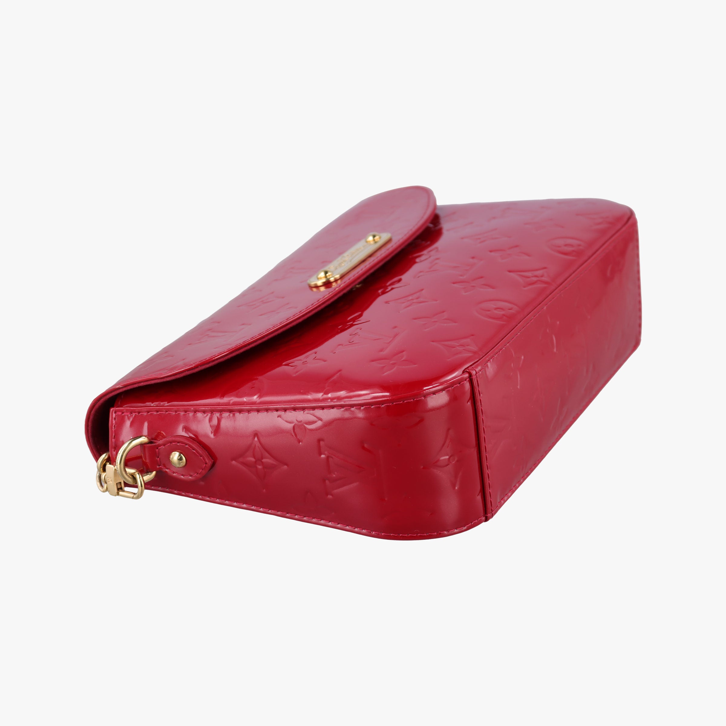 Pre-owned Louis Vuitton RODEO DRIVE Pomme d Amour Vernis M93599 handbag | stylenewstar