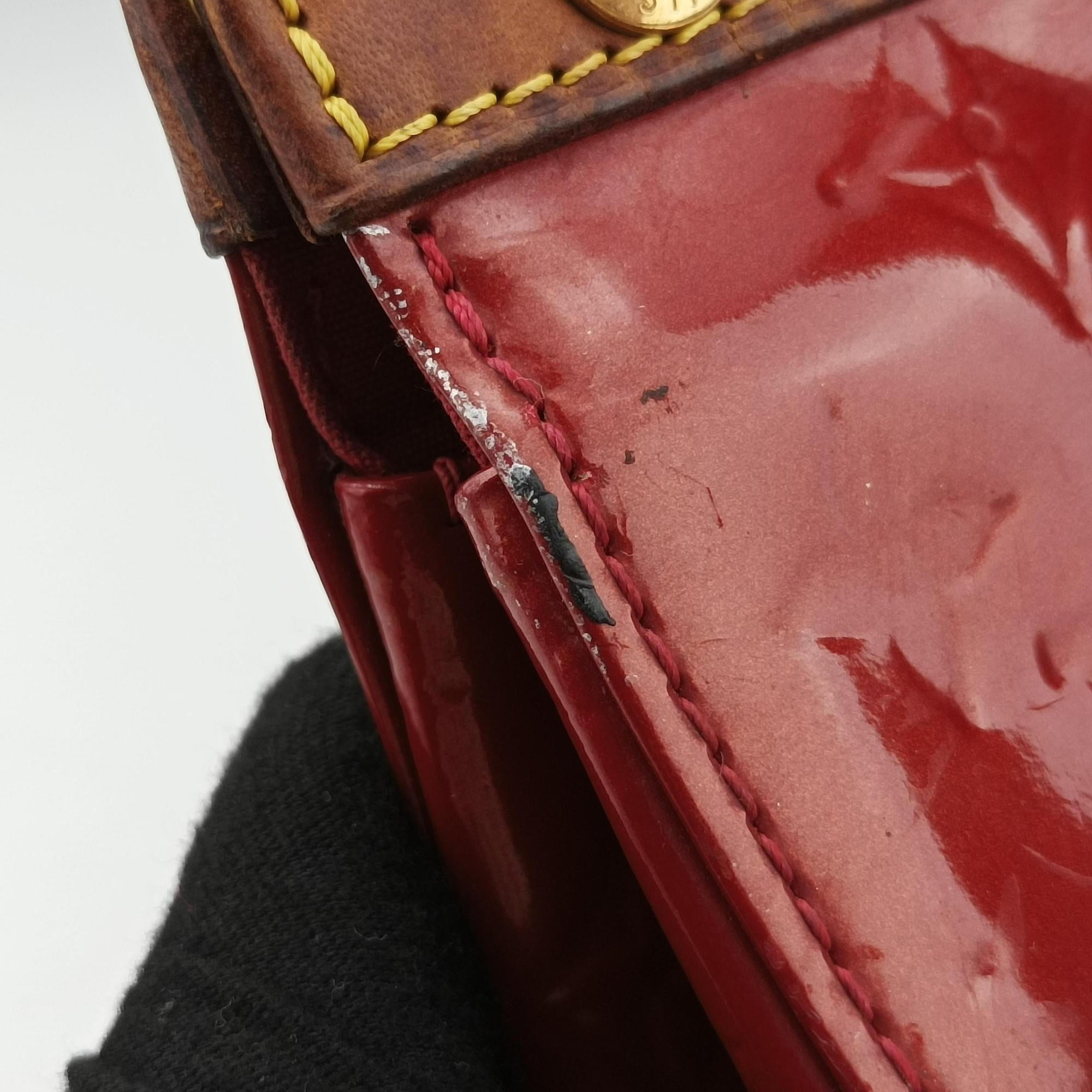 Pre-owned Louis Vuitton Roxbury Drive Pomme d'Amour Vernis M91987 shoulderbag | stylenewstar
