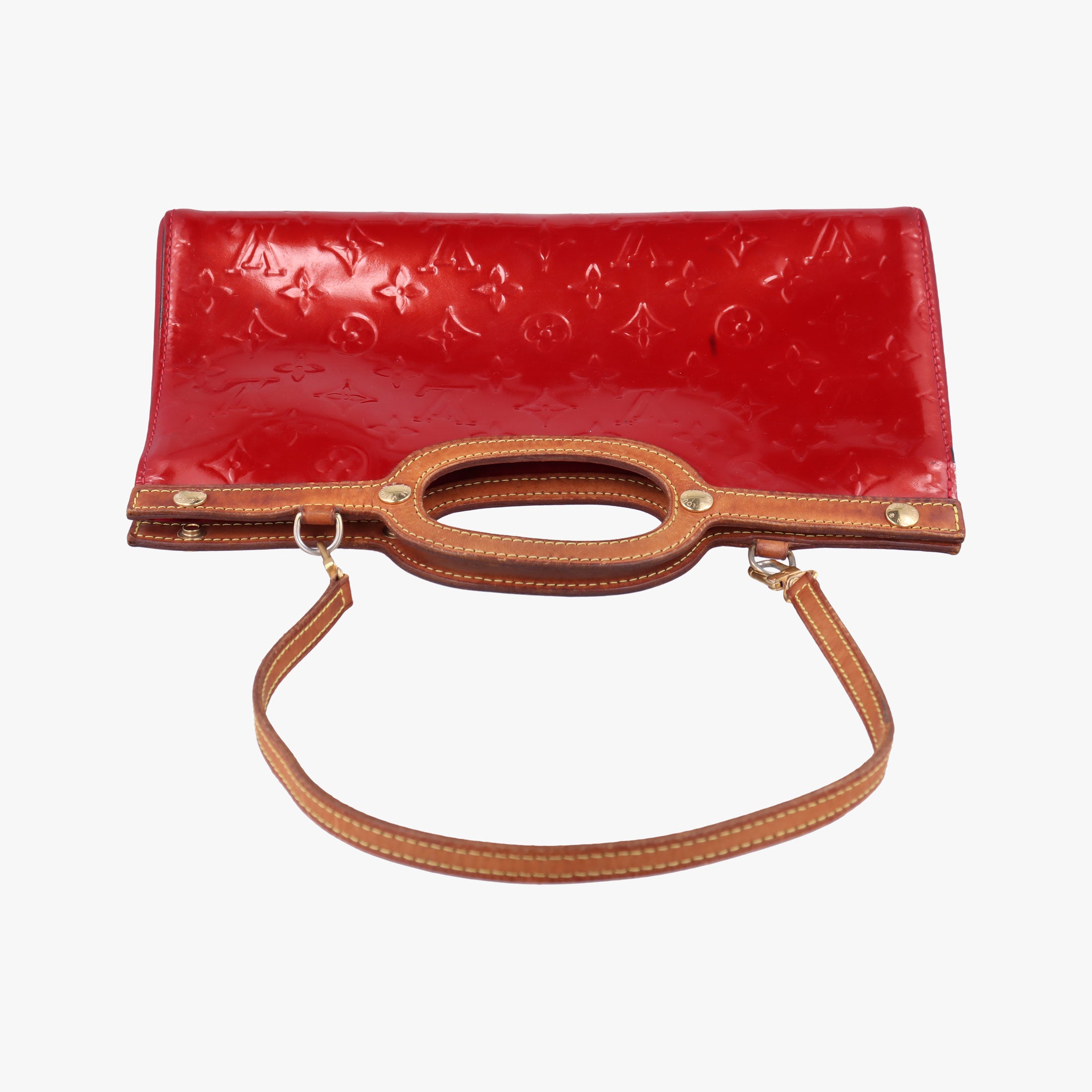 Pre-owned Louis Vuitton Roxbury Drive Pomme d'Amour Vernis M91987 shoulderbag | stylenewstar